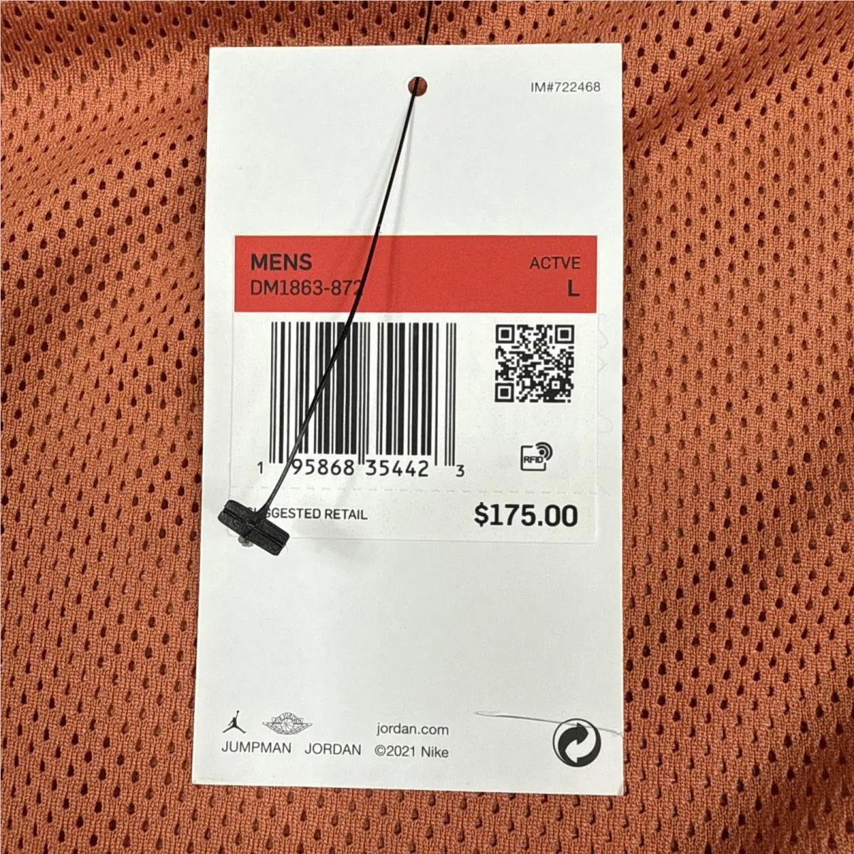 Nike clothing - Air Jordan 23 Engineered Track Jacket - DM1863-872 - Orange 9