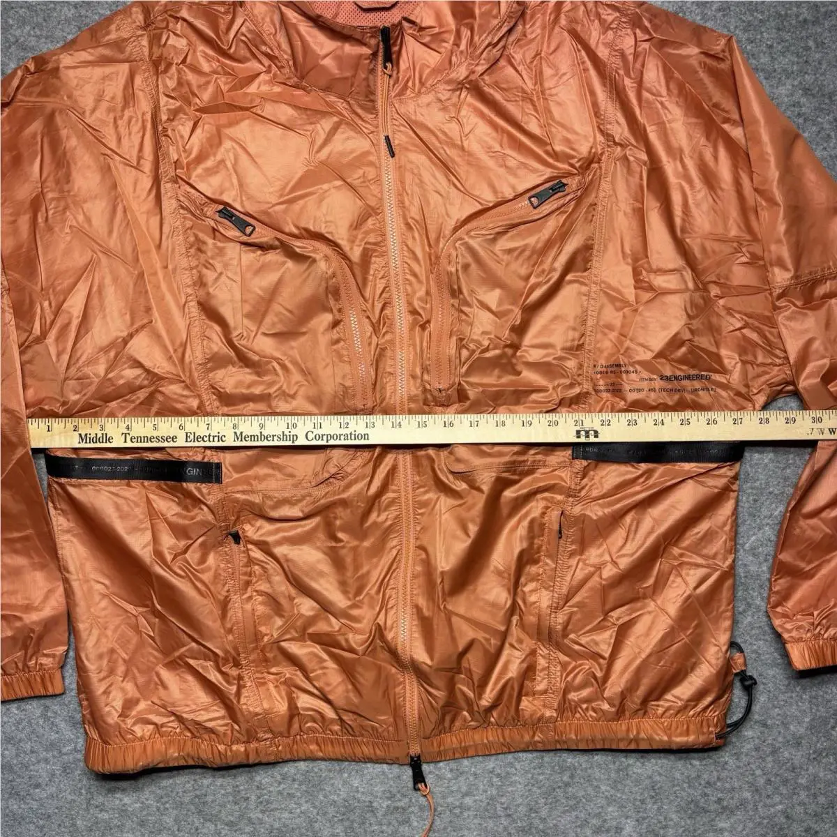 Nike clothing - Air Jordan 23 Engineered Track Jacket - DM1863-872 - Orange 13