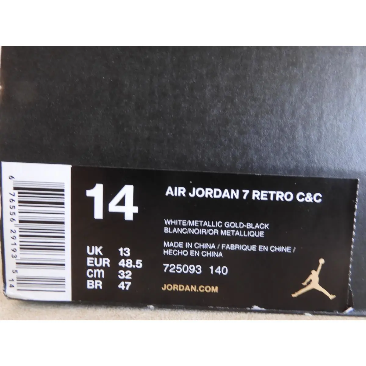 Nike shoes - Air Jordan 7 - Air - 725093-140 - White (UPC: 676556291935) 6