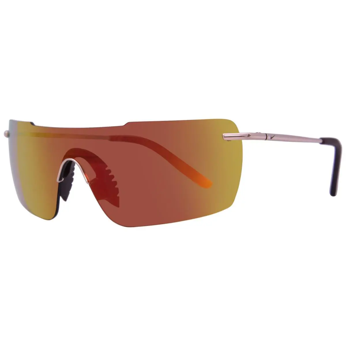 Nike Meridian M CU6569 700 Sunglasses Rose Gold/crimson Mirror Lenses 57mm