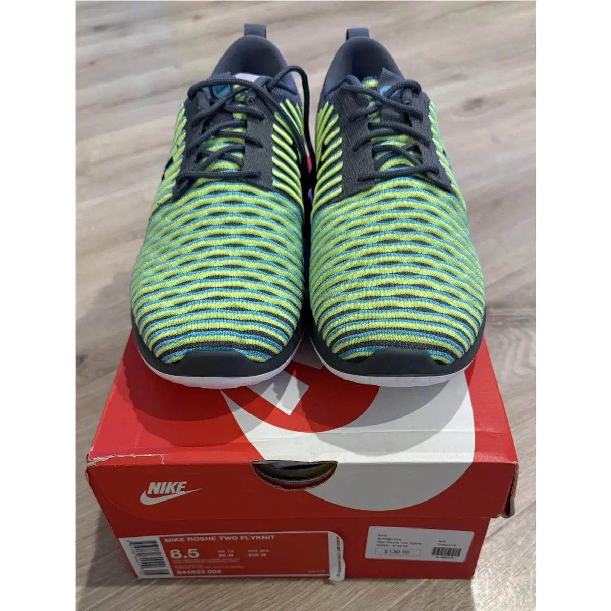 Nike shoes - Roshe Two Flyknit - Roshe Two Flyknit - 844833-004 - Green 0