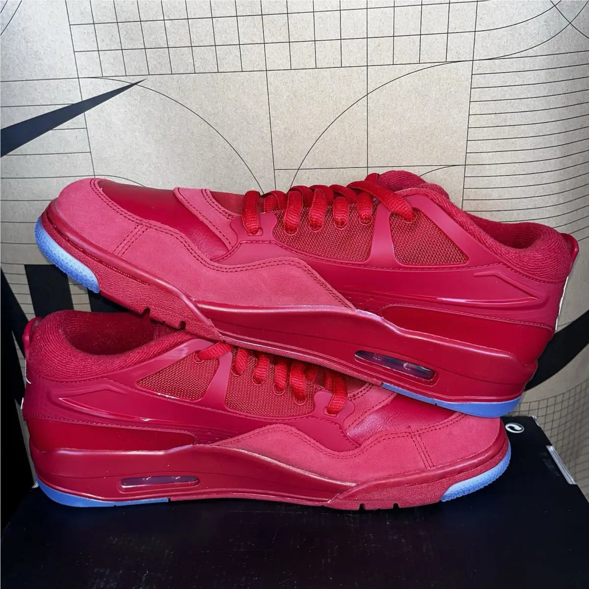 Nike shoes - Air Jordan 4 RM - Air - FQ7939-601 - Red 0