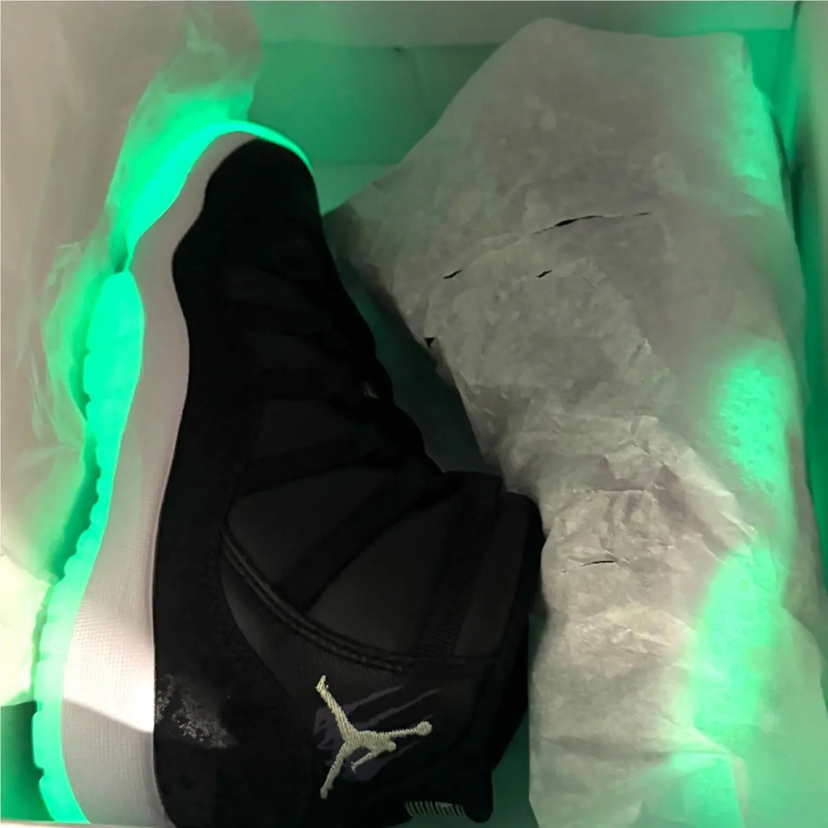 Nike shoes - Air Jordan 11 - Air - Black (UPC: 198486865524) 9