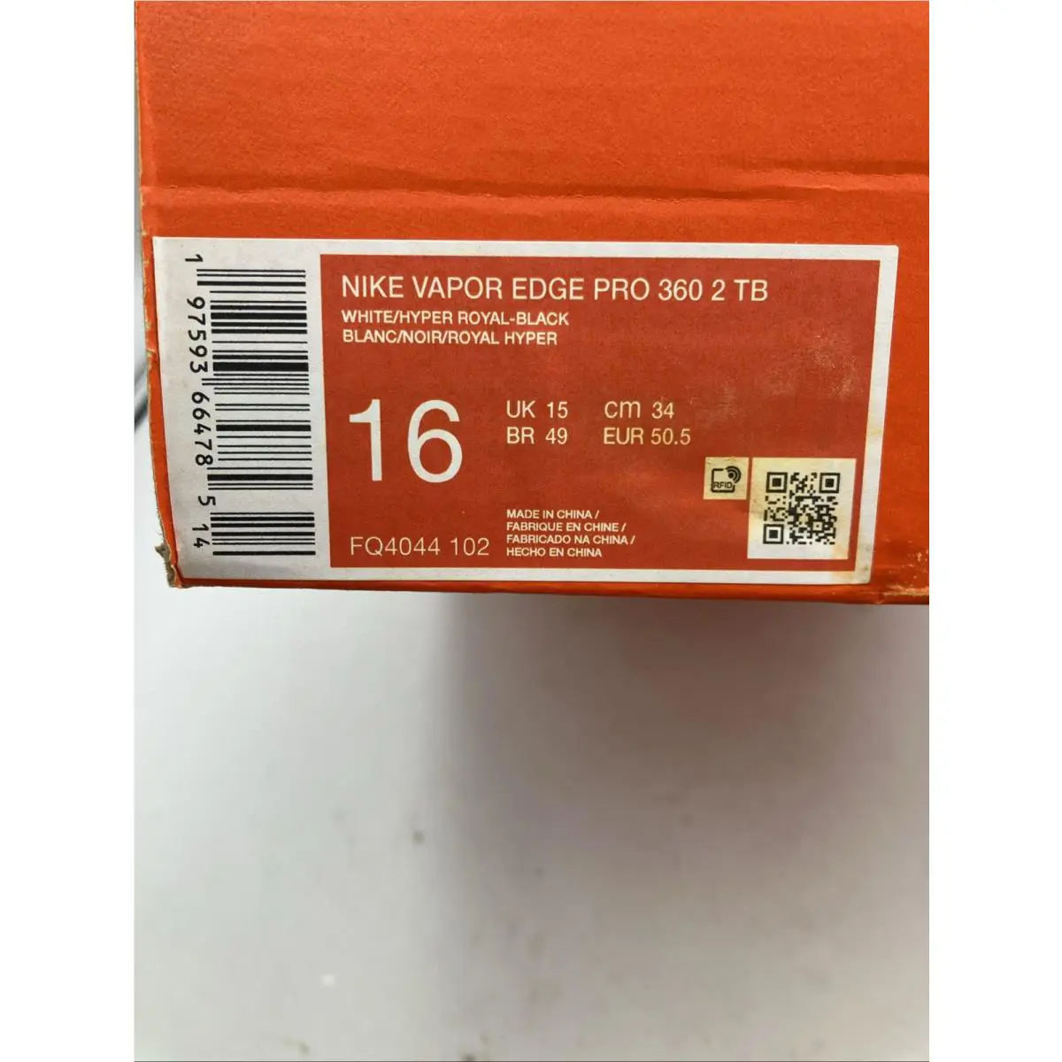Nike shoes - Nike Vapor Edge - Vapor Edge - FQ4044-102 - Blue 3