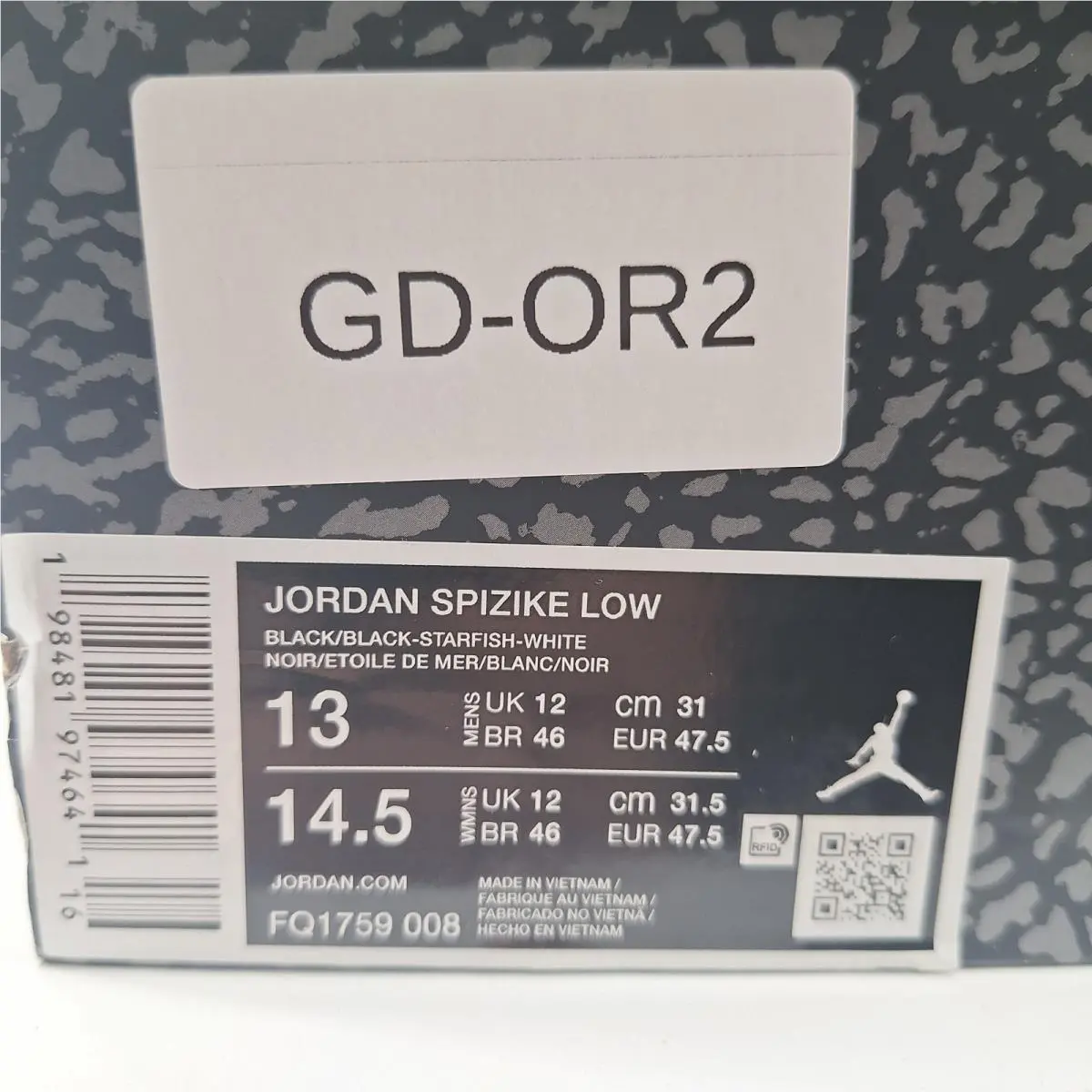 Nike shoes - Jordan Spizike - Spizike - FQ1759-008 - Black 4