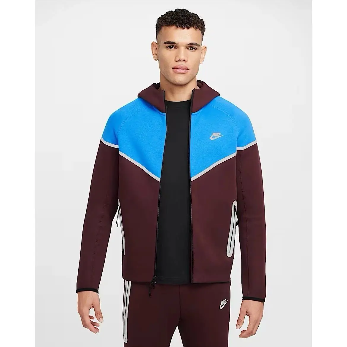 Nike clothing - Burgundy Crush/Light Photo Blue 8