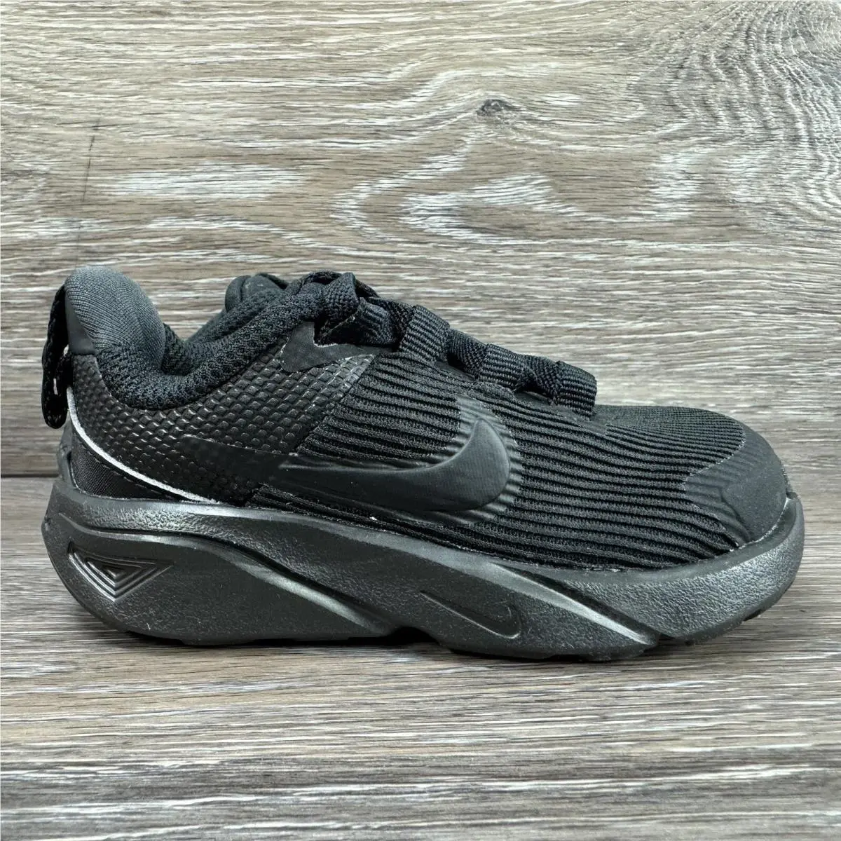 Toddler`s Nike Star Runner 4 NN Triple Black Shoes Sneakers Size 6c DX7616 002