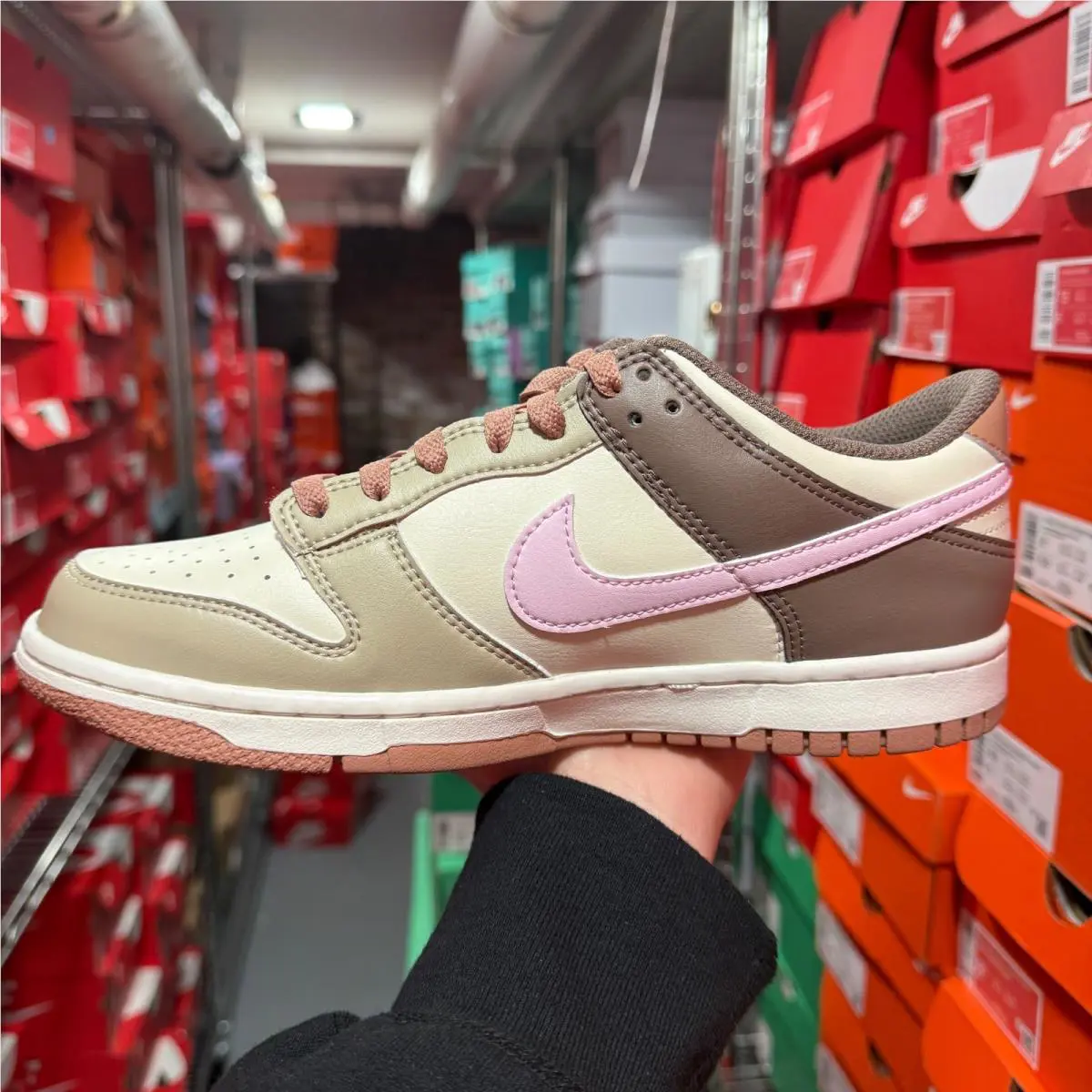 Nike shoes - Nike Dunk Low - Dunk Low - FB9109201 - Desert Khaki / Pink Foam / Coconut Milk (UPC: 197863123240) 6