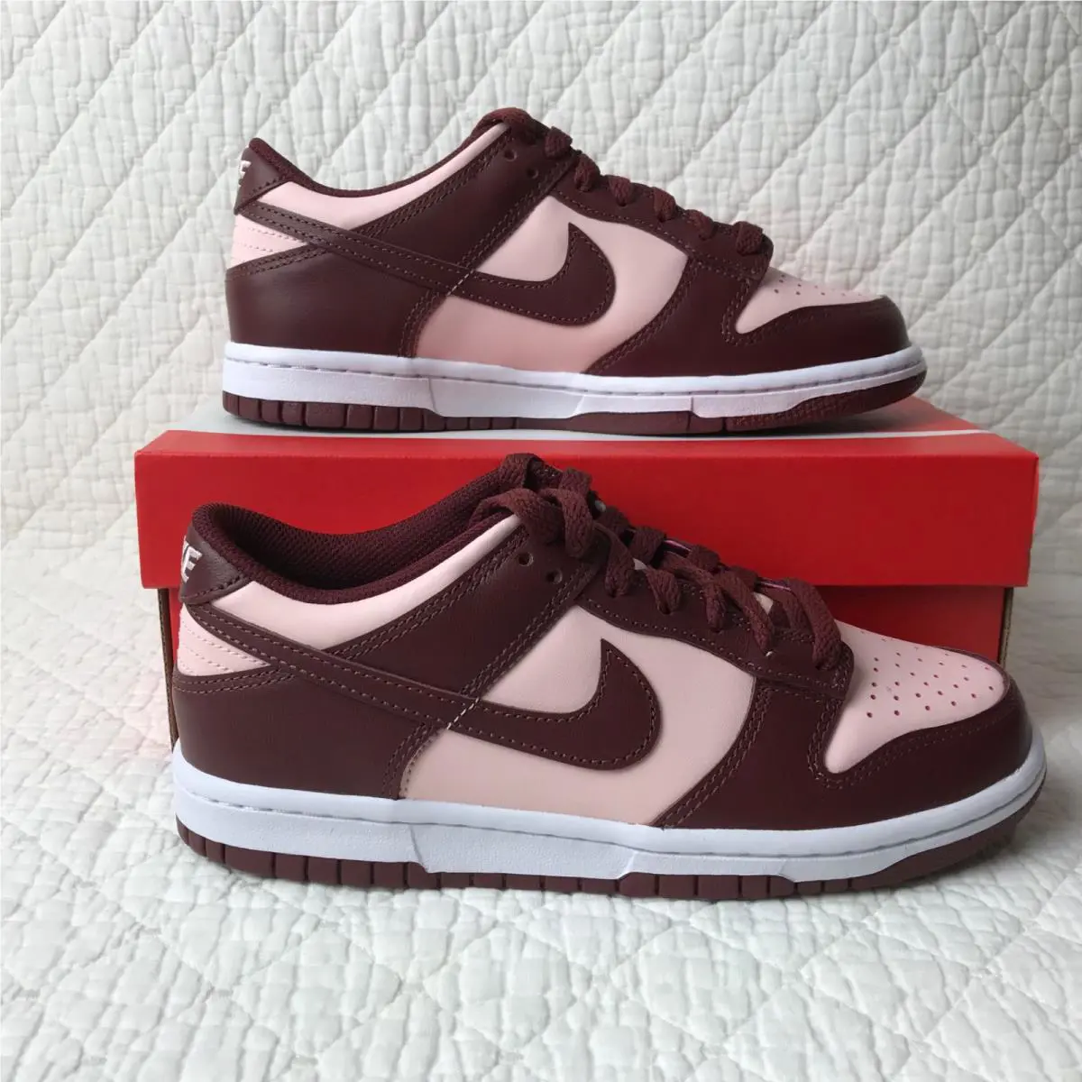 Nike shoes - Nike Dunk Low GS - Dunk Low - Dark Team Red 0