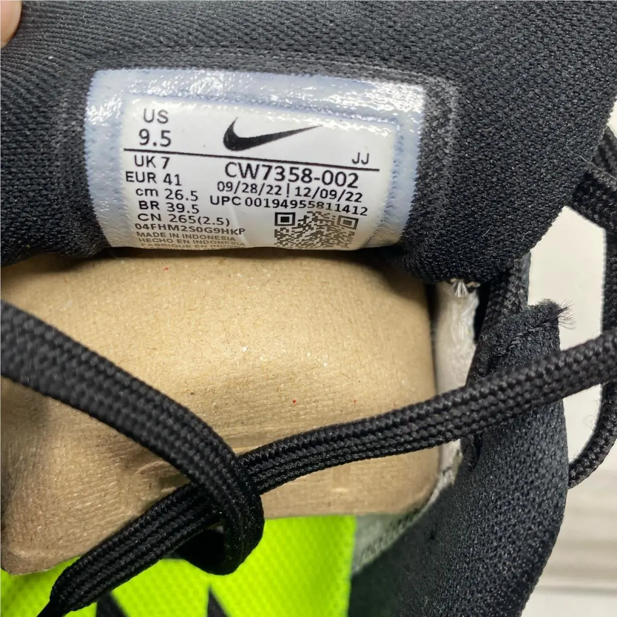 Nike shoes - Nike Air Zoom Pegasus 38 - CW7358-002 - Black 1