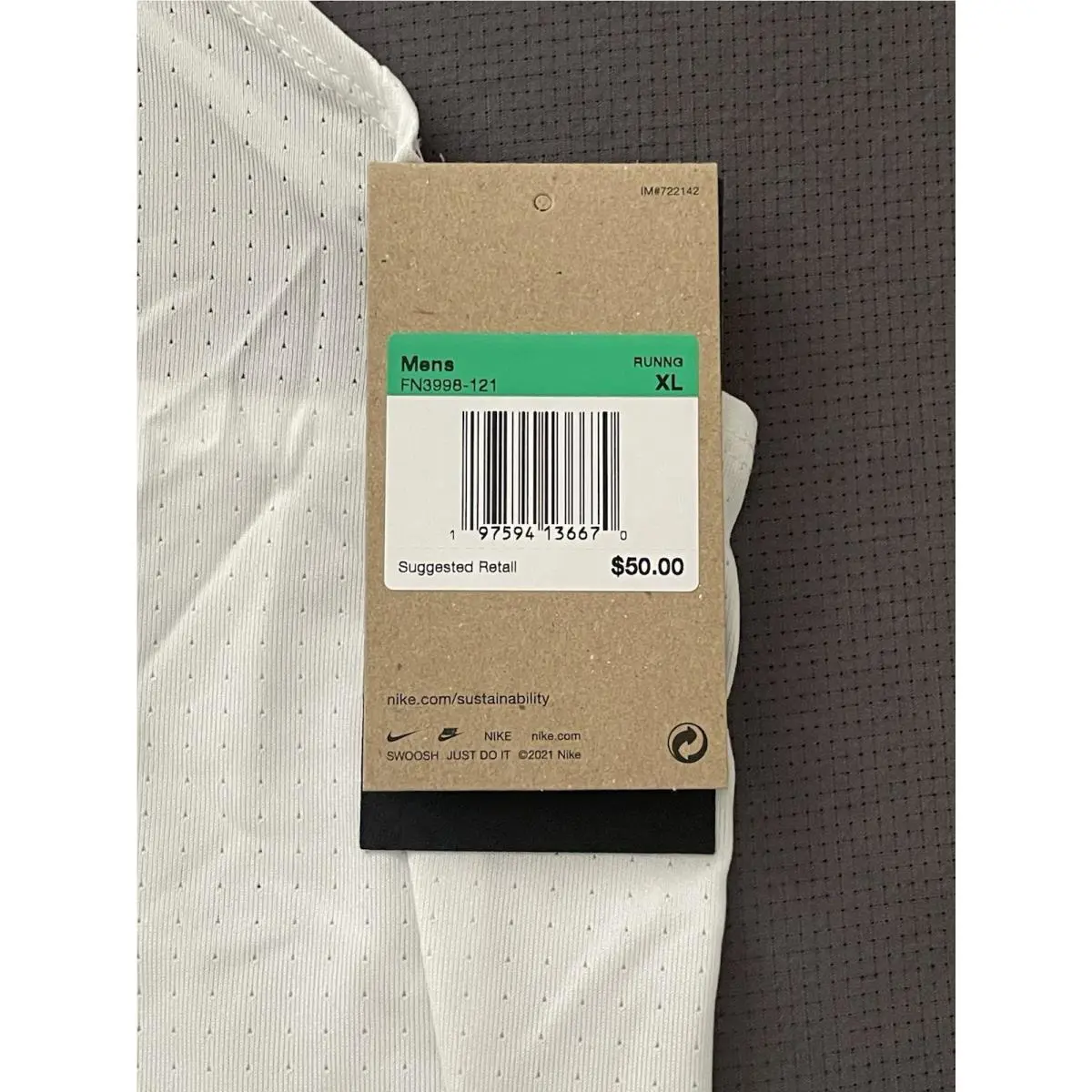 Nike clothing - Nike Run Prefontaine STOP PRE Tribute - FN3998-121 - White (UPC: 0197594136670) 2