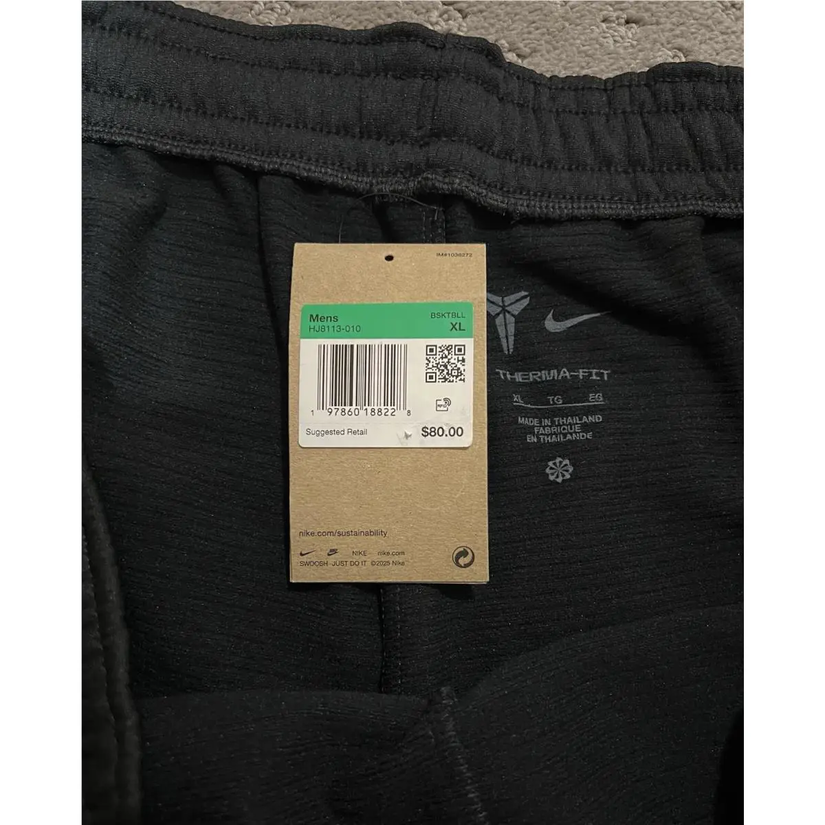 Nike clothing - Nike Kobe Bryant - Kobe Bryant - HJ8113-010 - Black (UPC: 0197860188228) 2