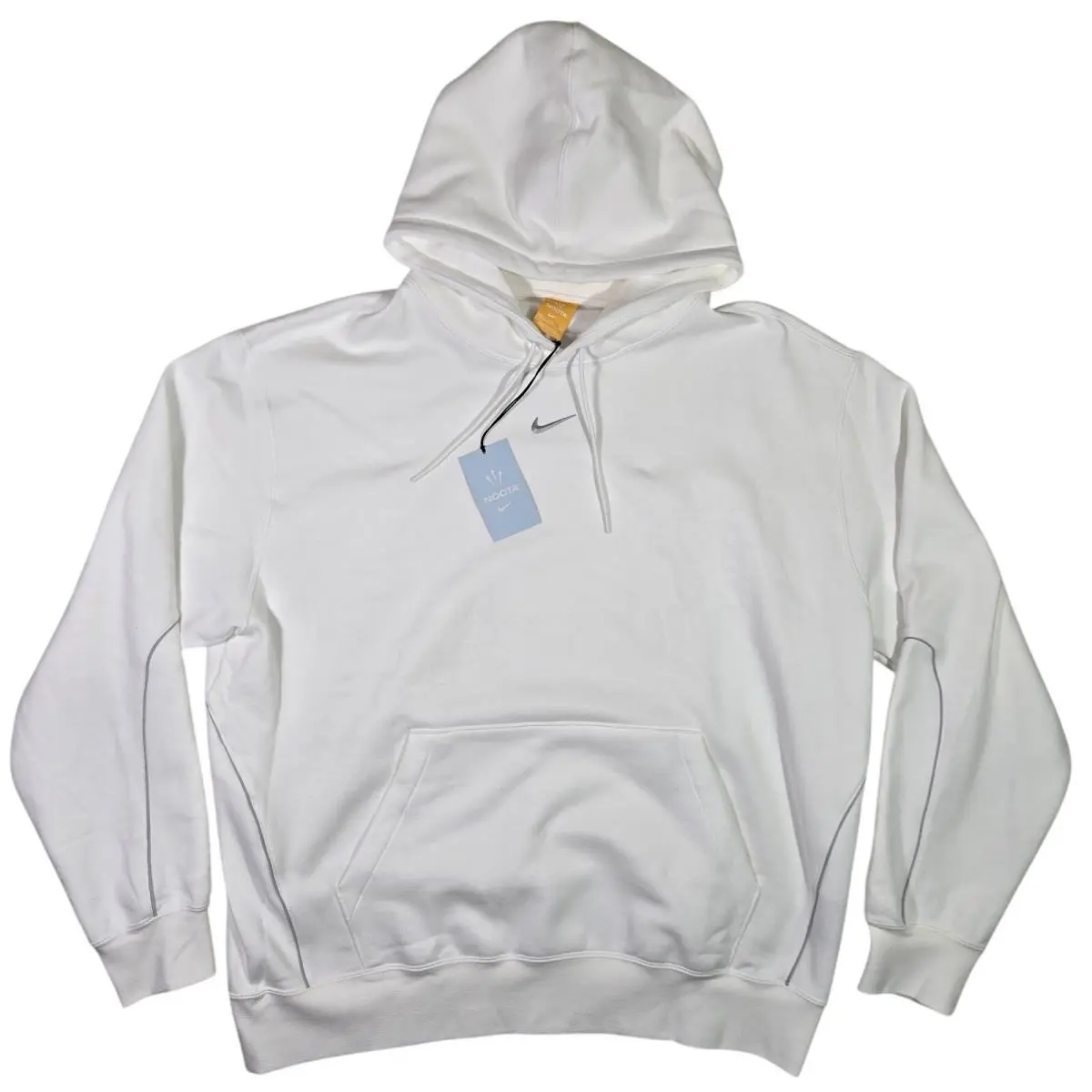 Nike Nocta Cardinal Stock Hoodie White HV5310-100 Mens Xxl