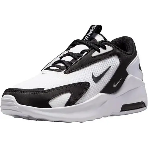 Women`s Nike Air Max Bolt CU4152-101 White Black Low Top Mesh Sneakers - SZ 7