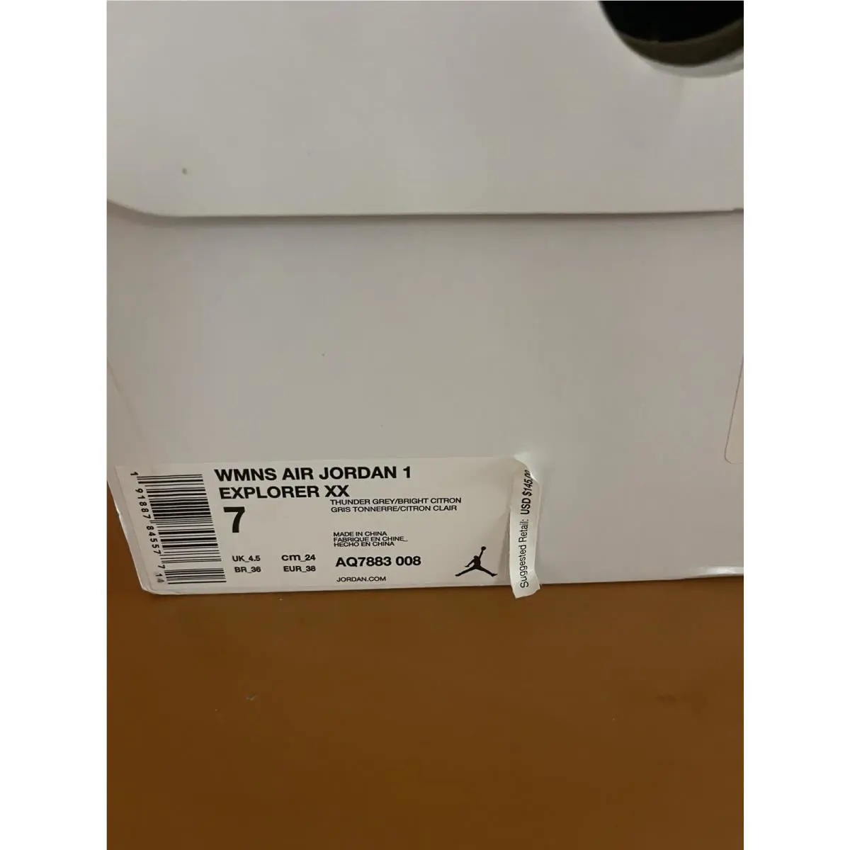 Nike shoes - Air Jordan 1 Explorer XX - Gray (UPC: 191887845577) 0