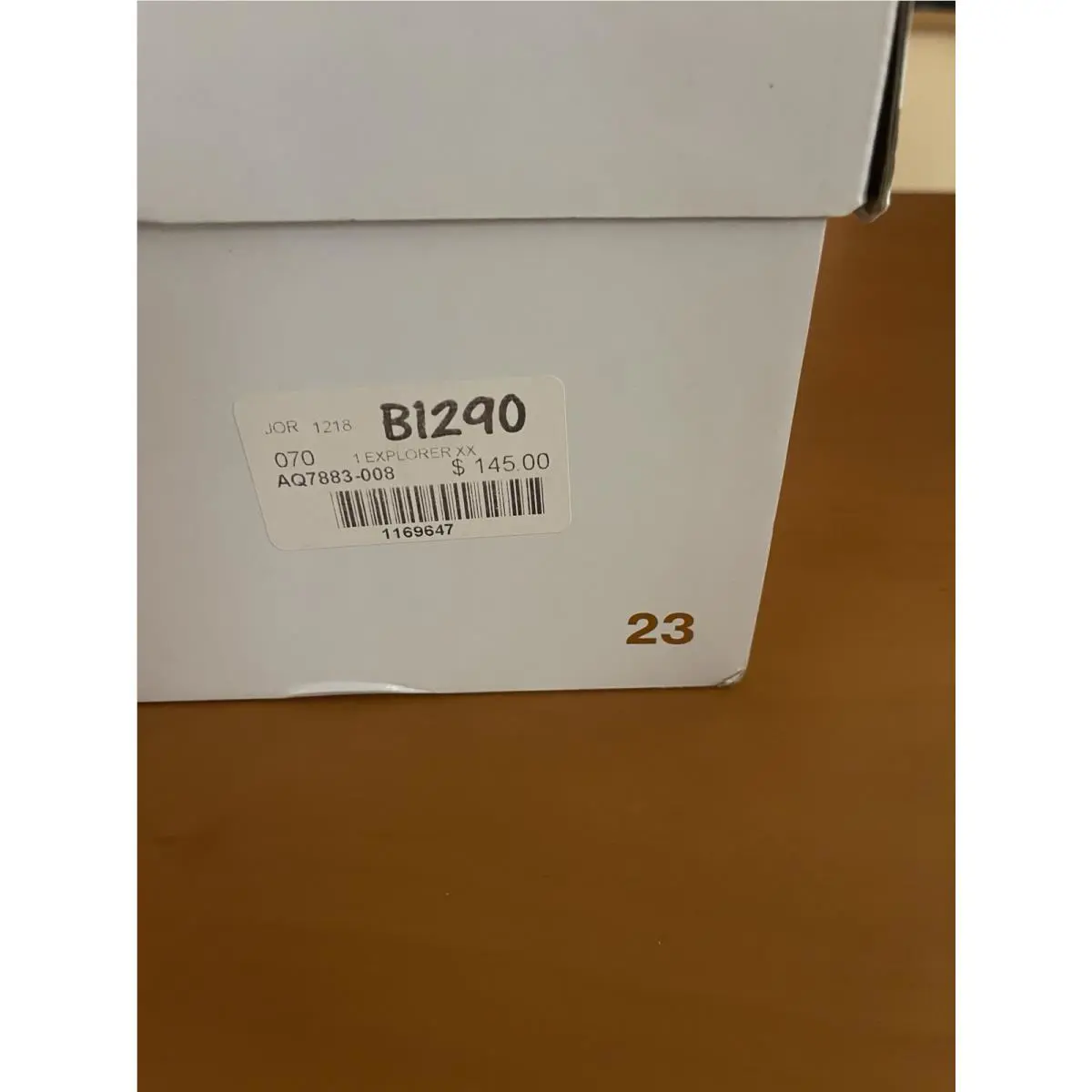 Nike shoes - Air Jordan 1 Explorer XX - Gray (UPC: 191887845577) 1