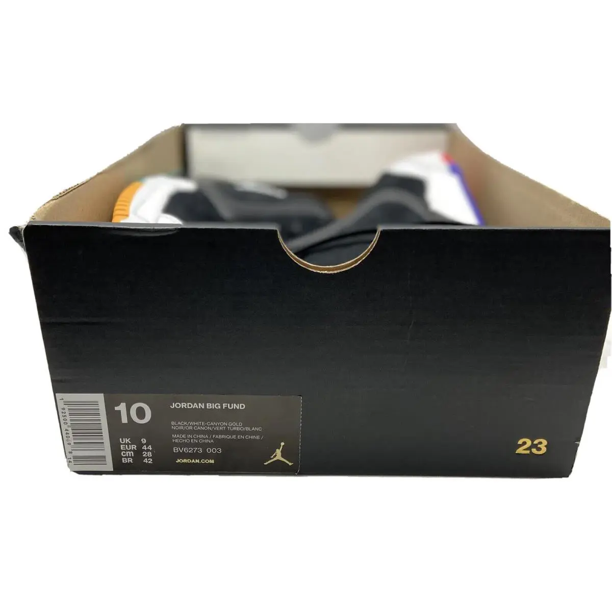 Nike shoes - Big Fund - Big Fund - BV6273 003 - Black, Manufacturer: Black/White-Cayon Gold noir/or Canon/Vert Turbo/Blanc (UPC: 0192500440698) 4