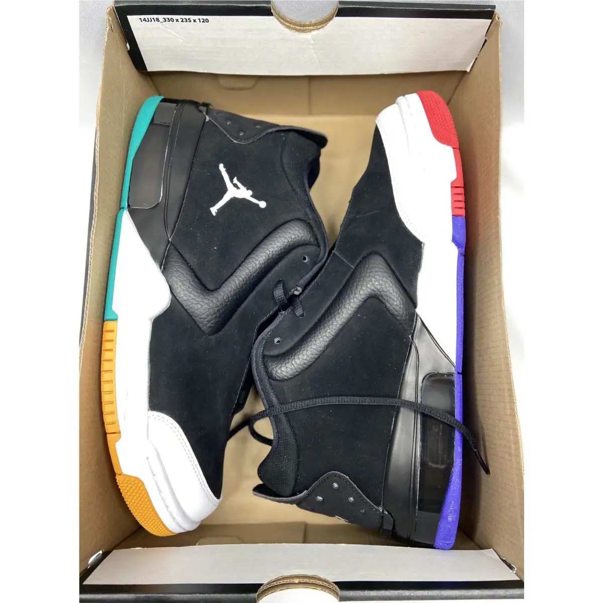 Nike shoes - Big Fund - Big Fund - BV6273 003 - Black, Manufacturer: Black/White-Cayon Gold noir/or Canon/Vert Turbo/Blanc (UPC: 0192500440698) 5