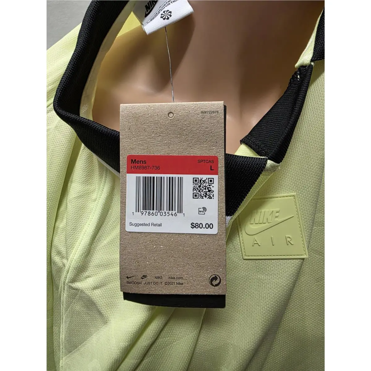 Nike clothing - Nike Dri-Fit - Yellow (UPC: 197860035461) 8