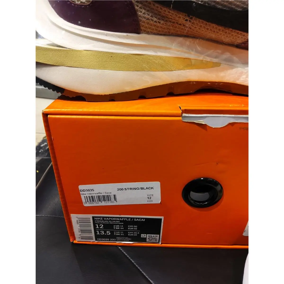 Nike shoes - Nike VaporWaffle - VaporWaffle - DD3035-200 - Red (UPC: 0194501771948) 4