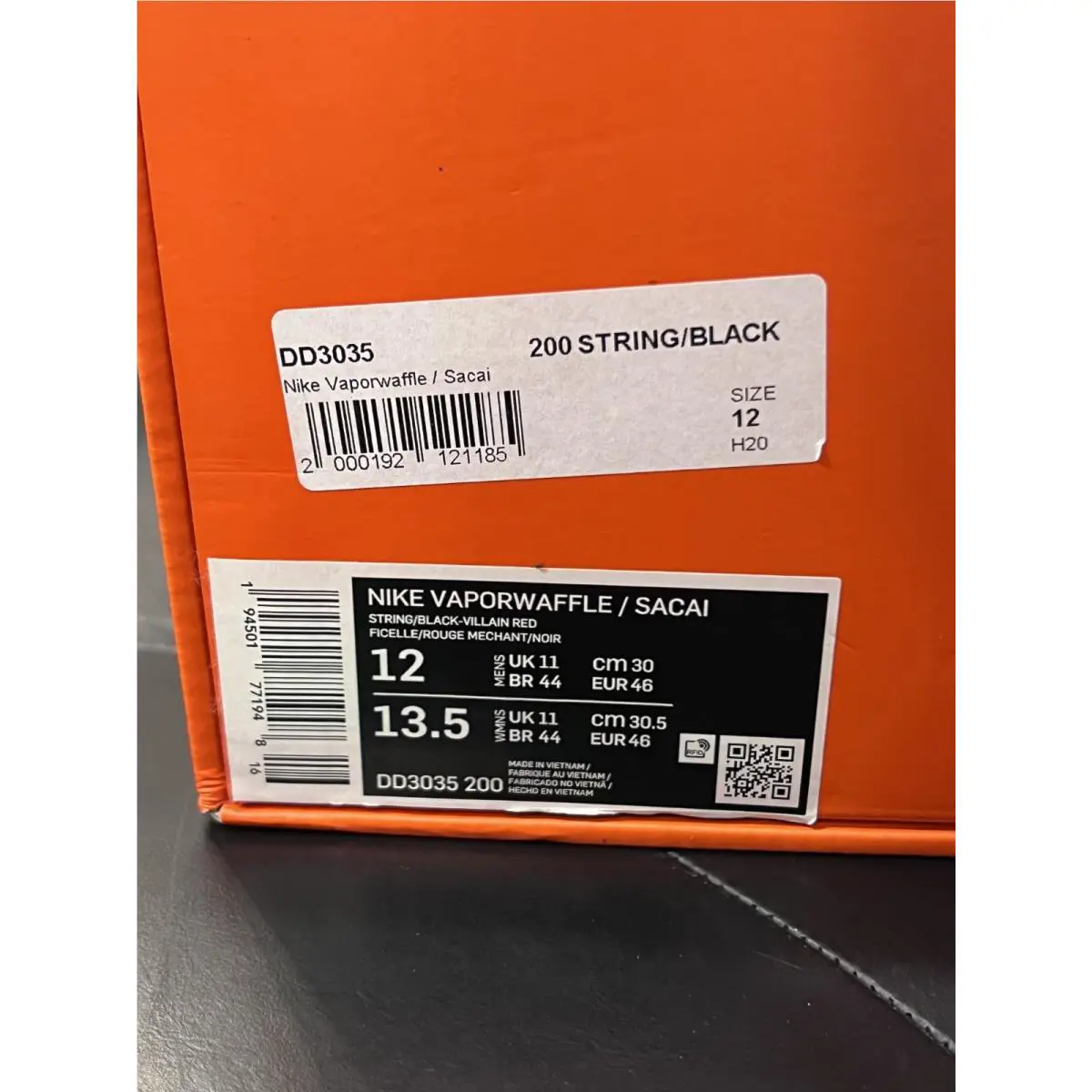 Nike shoes - Nike VaporWaffle - VaporWaffle - DD3035-200 - Red (UPC: 0194501771948) 4