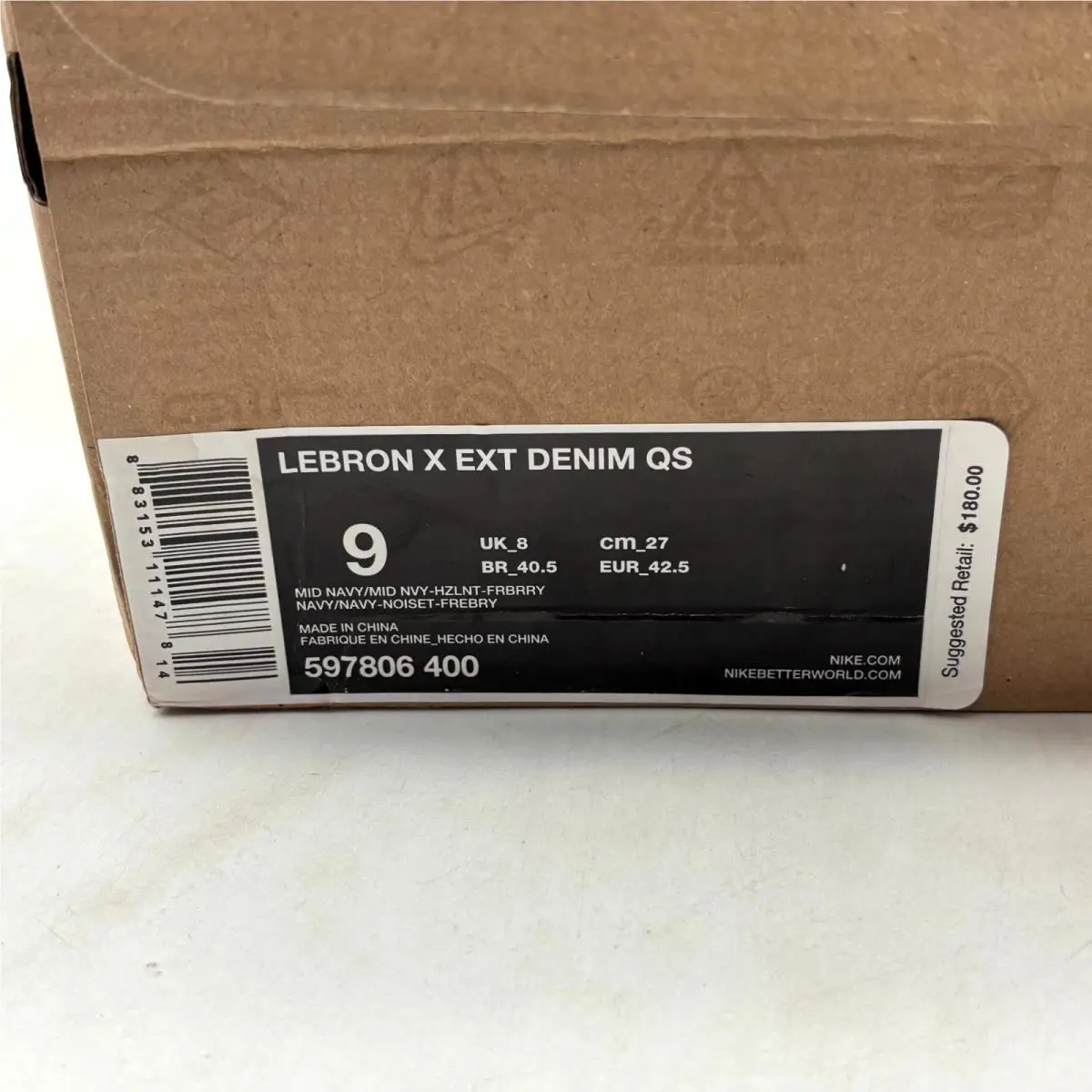 Nike shoes - Nike LeBron X EXT - LeBron EXT - 597806-400 - Blue (UPC: 883153111478) 9
