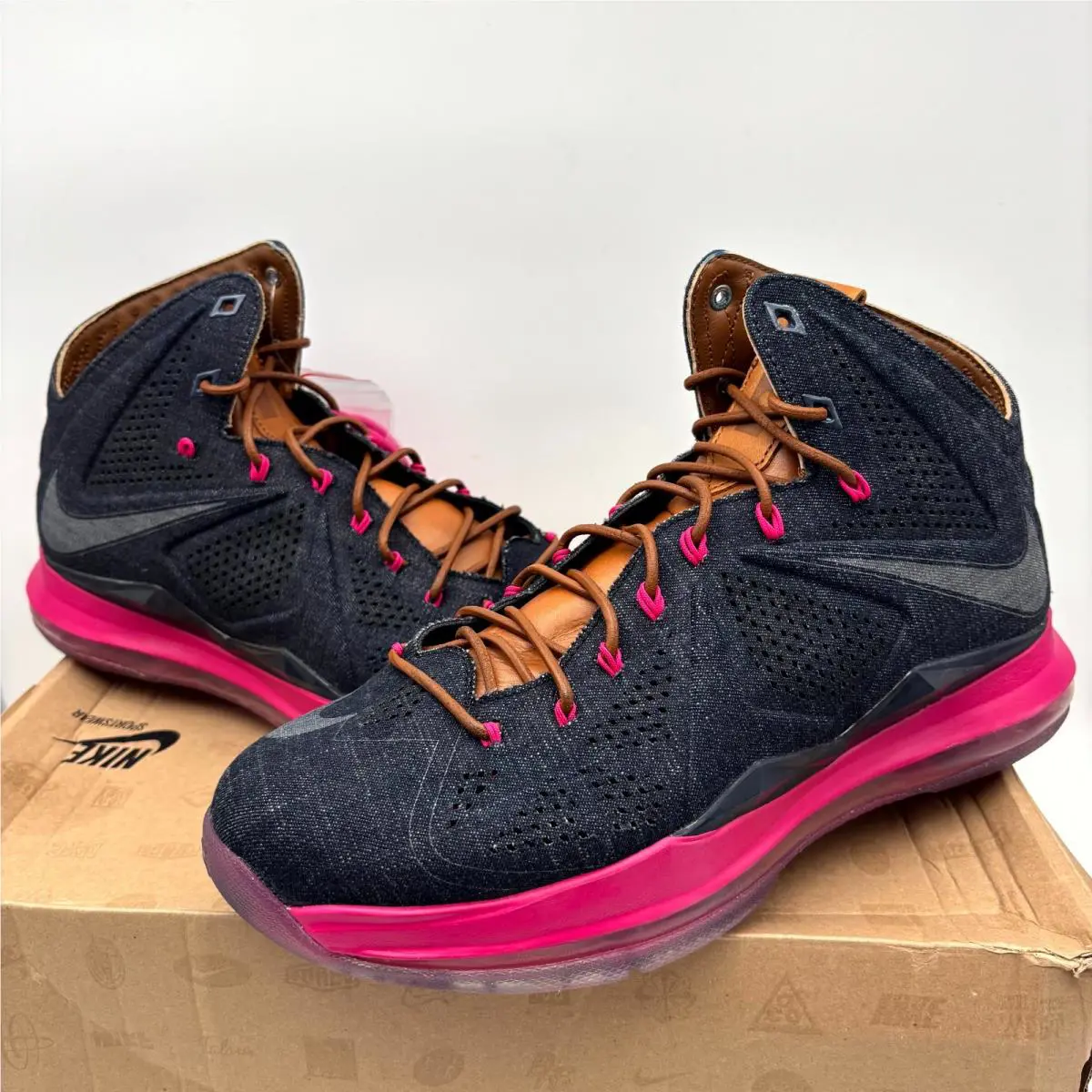 Nike shoes - Nike LeBron X EXT - LeBron EXT - 597806-400 - Blue (UPC: 883153111478) 4
