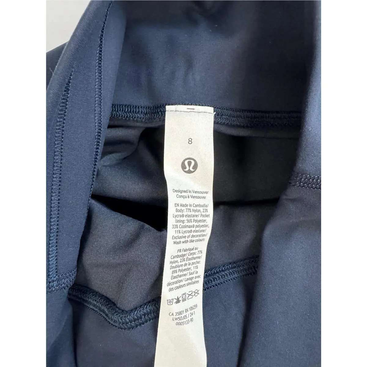 Lululemon clothing - True Navy 2
