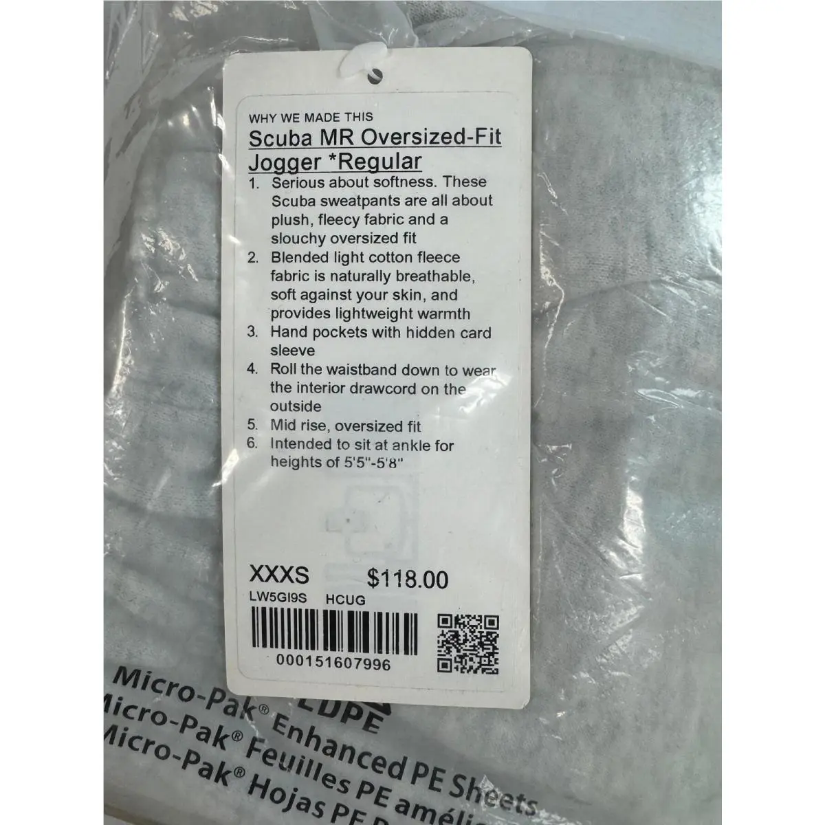 Lululemon clothing - Heathered Core Ultra Light Grey, asst 6