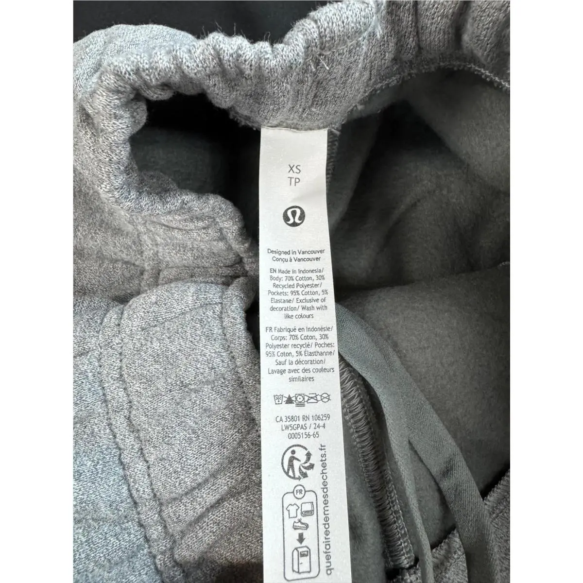 Lululemon clothing - Heathered Core Ultra Light Grey, asst 22