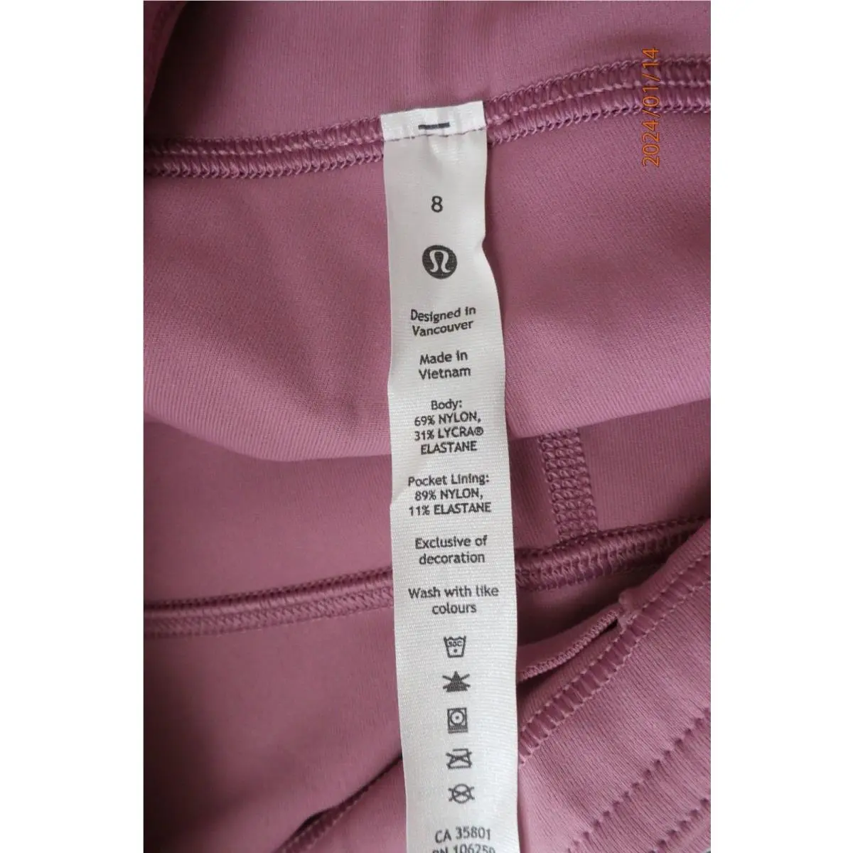 Lululemon clothing - Pink 6