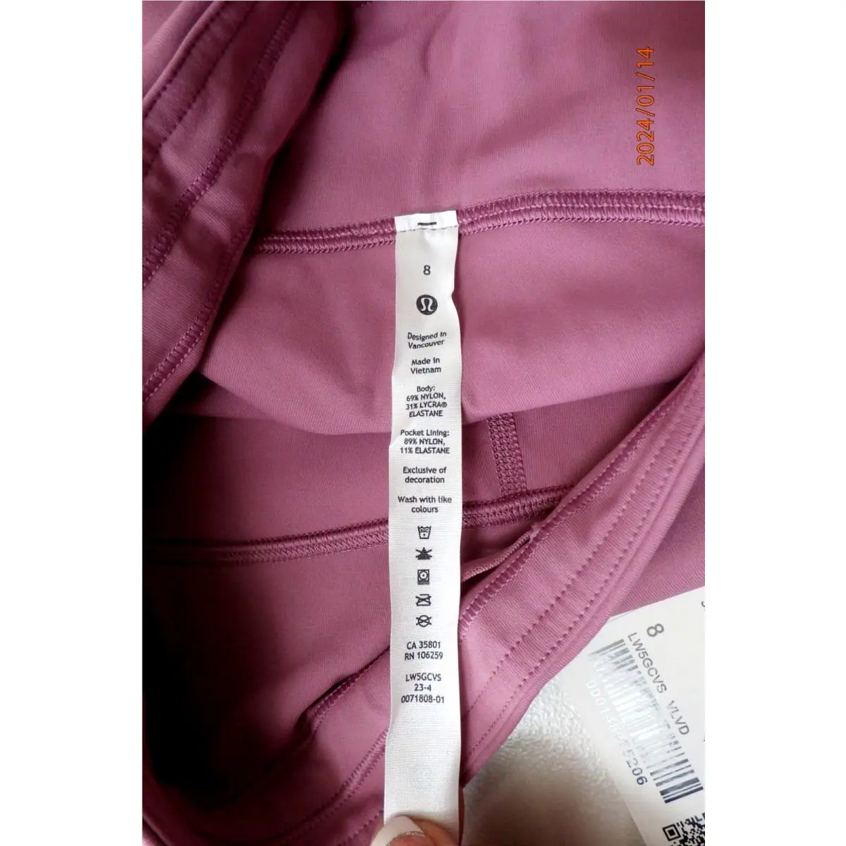 Lululemon clothing - Pink 7