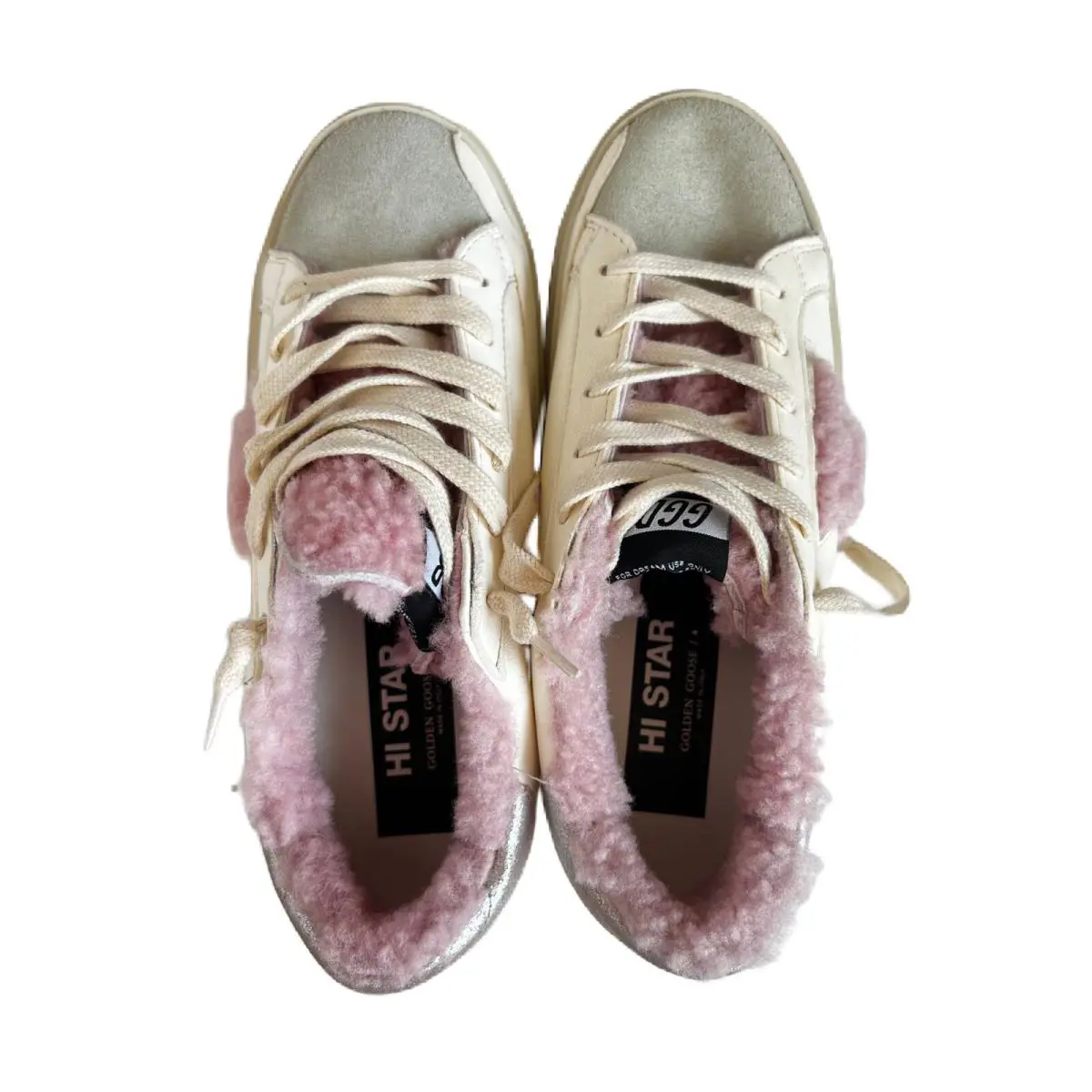 Golden Goose shoes - Golden Goose Hi Star - Star - White 6