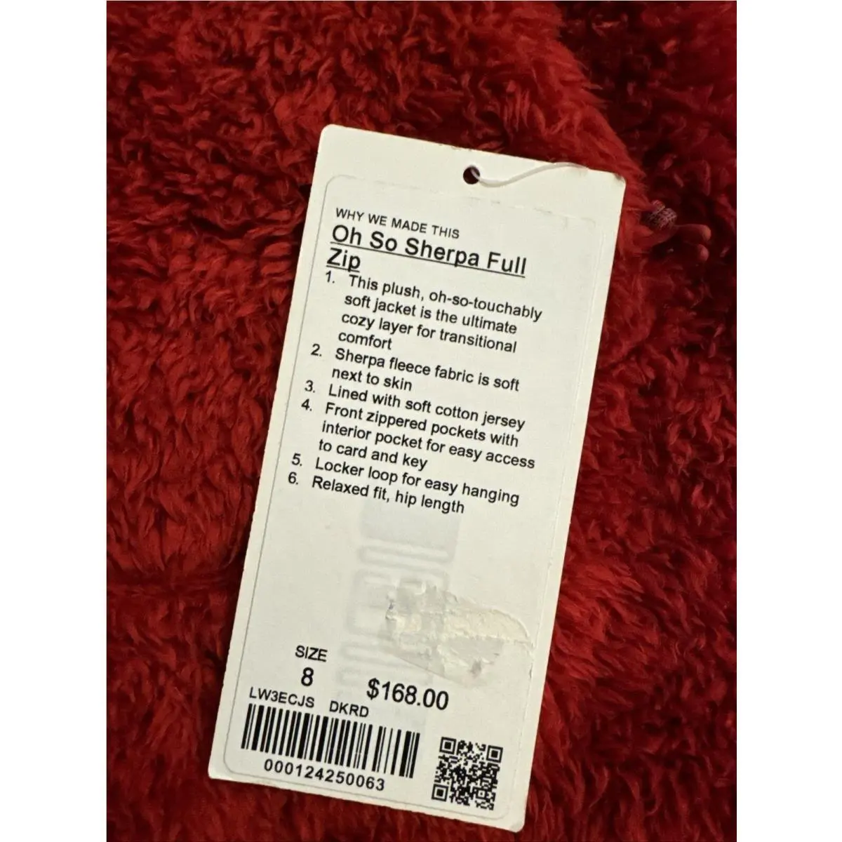 Lululemon clothing - Red 2