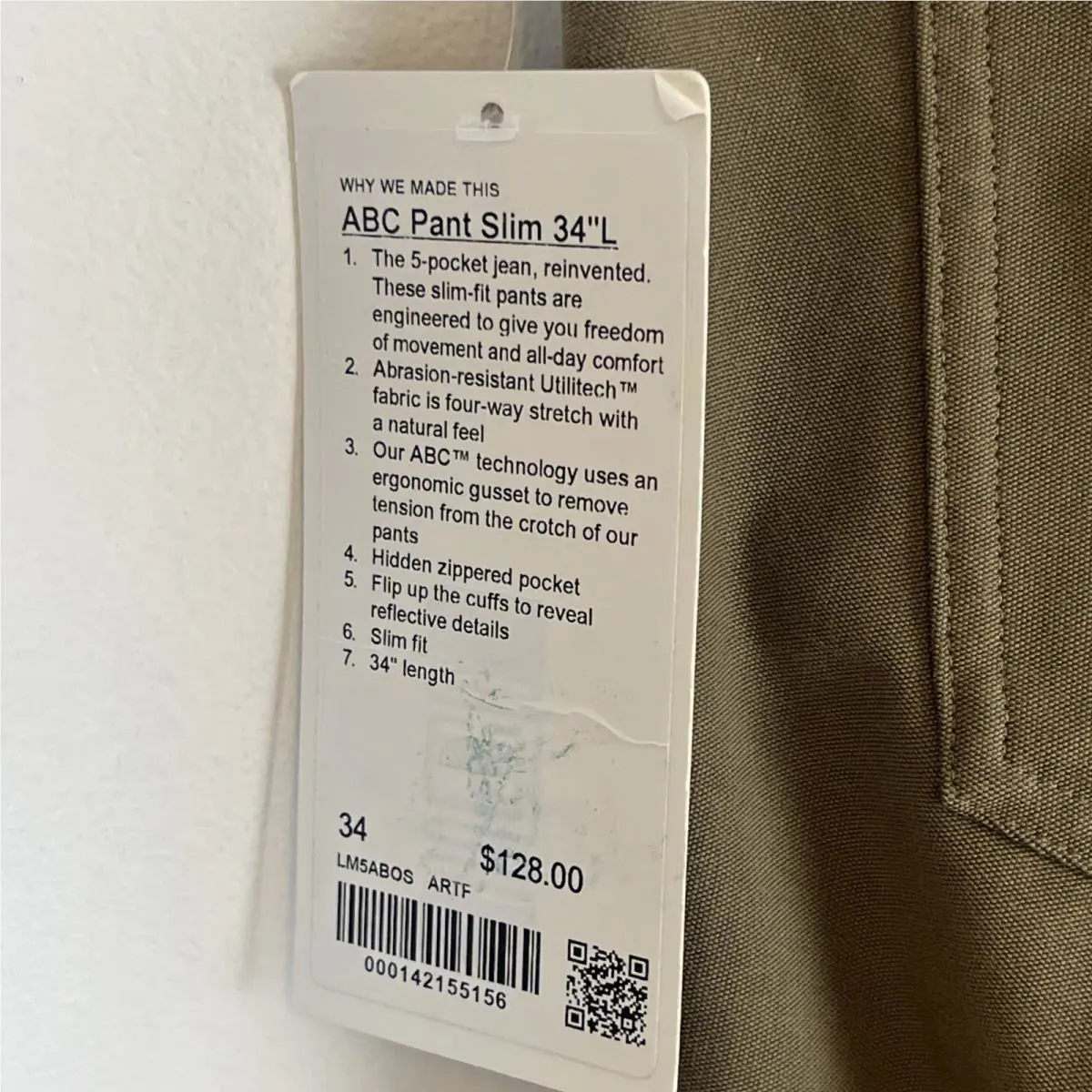 Lululemon clothing - Lululemon ABC - ABC - Artifact (UPC: 000142155156) 6