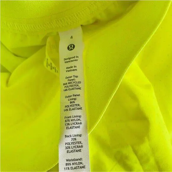 Lululemon clothing - Yellow 3