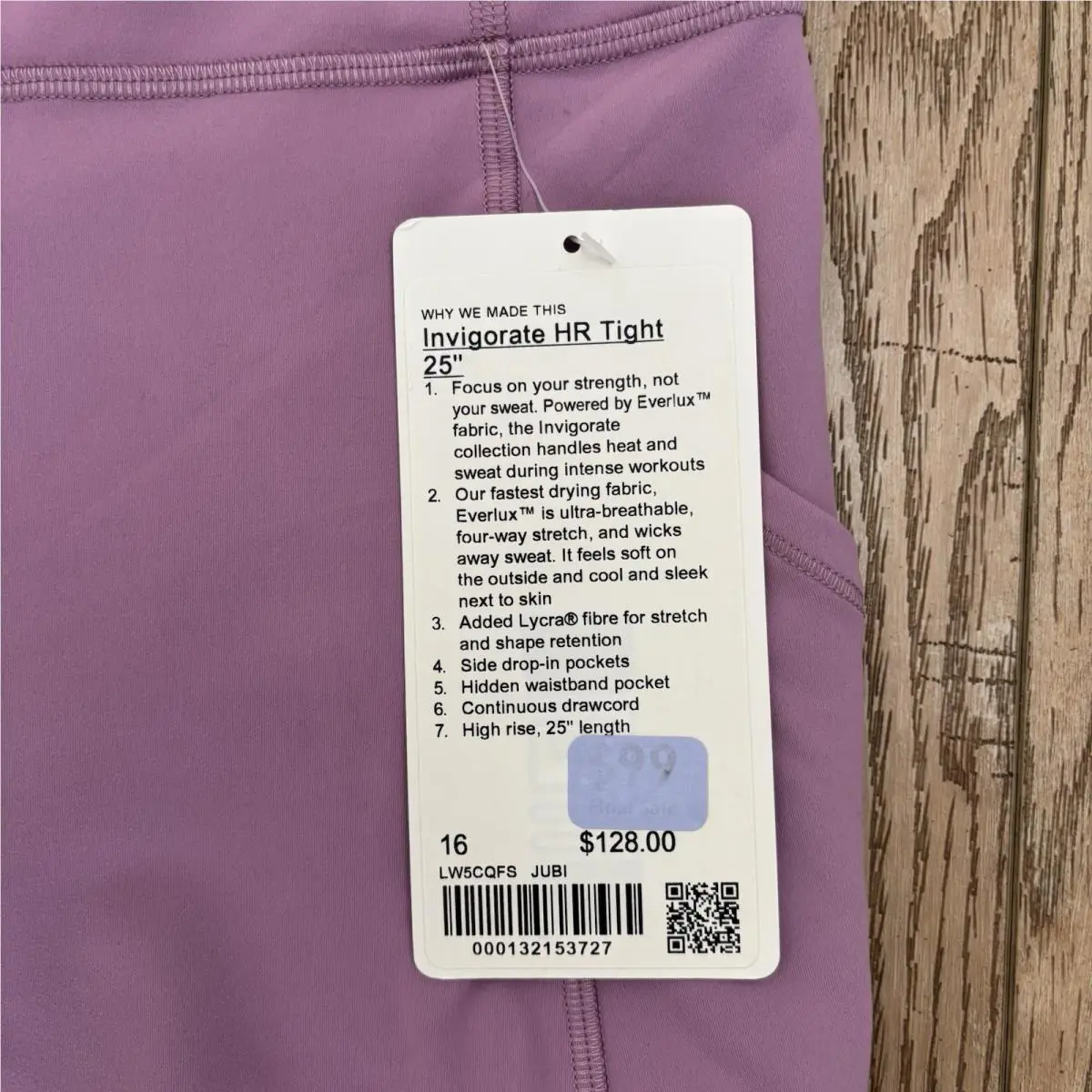 Lululemon clothing - Purple 1