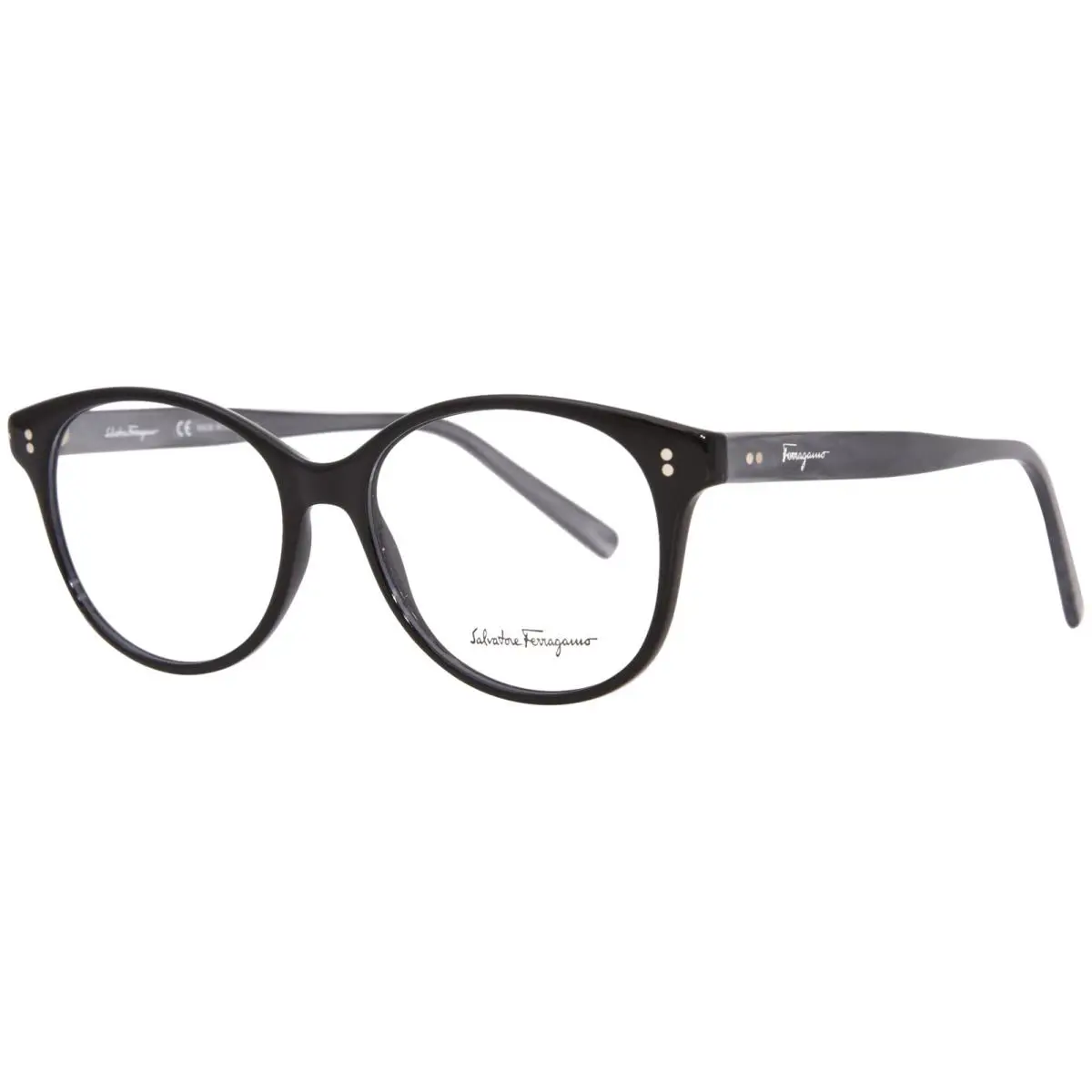 Salvatore Ferragamo SF2911 004 Eyeglasses Black/grey Full Rim Oval Shape 53mm