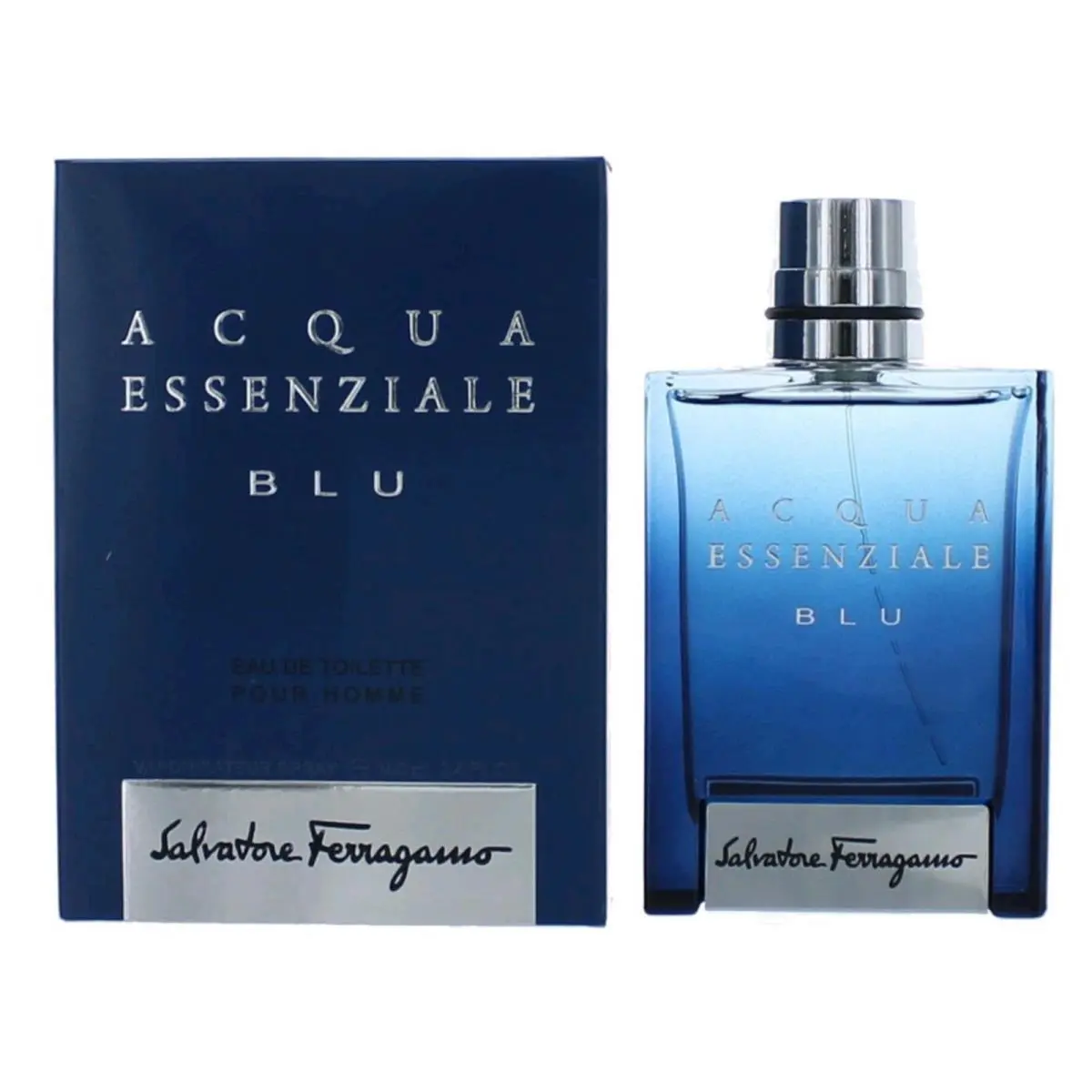 Acqua Essenziale Blu by Salvatore Ferragamo Eau De Toilette Spray 3.4 oz For Men