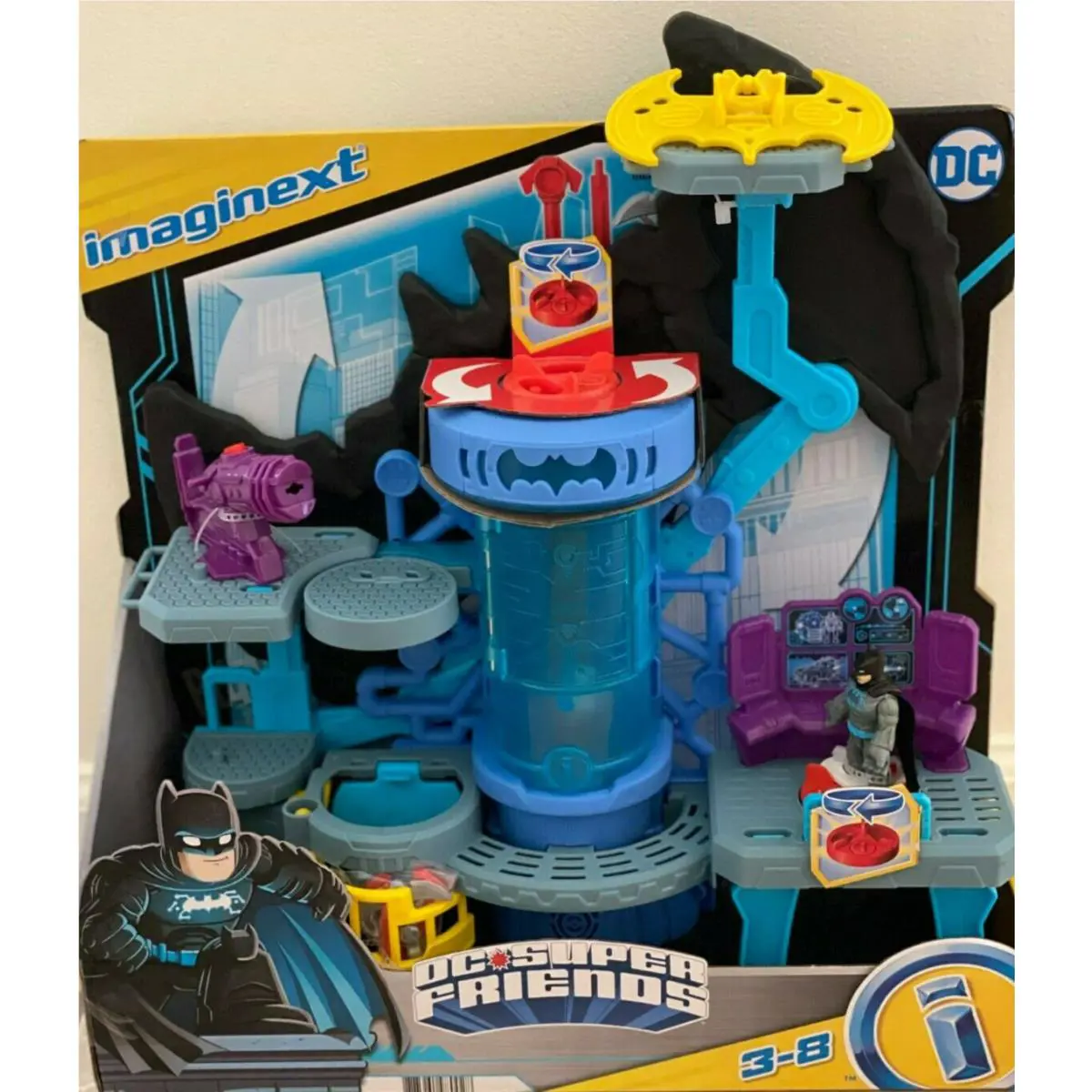 Imaginext Fisher Price DC Super Friends Batcave Batman Playset