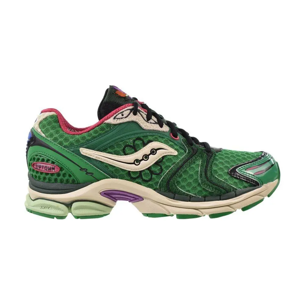 Saucony x Jae Tips Progrid Triumph 4 Flowers Pack Men`s Shoes Fern S70966-4 - Green/Pink/Multi-Color