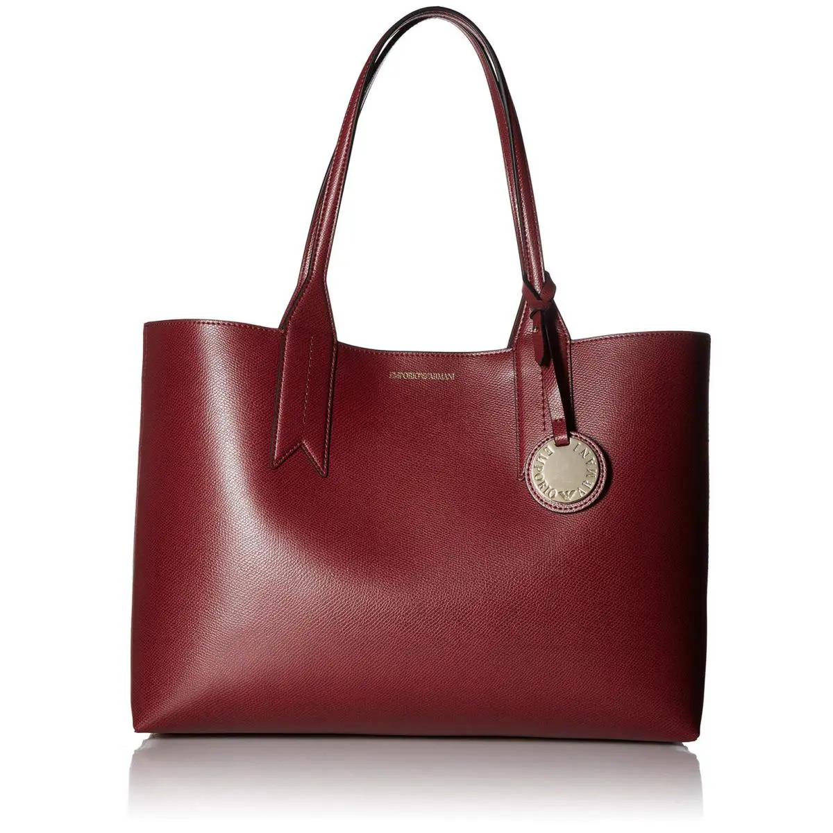 Emporio Armani Womens Bag Tote Minidollaro Cherry
