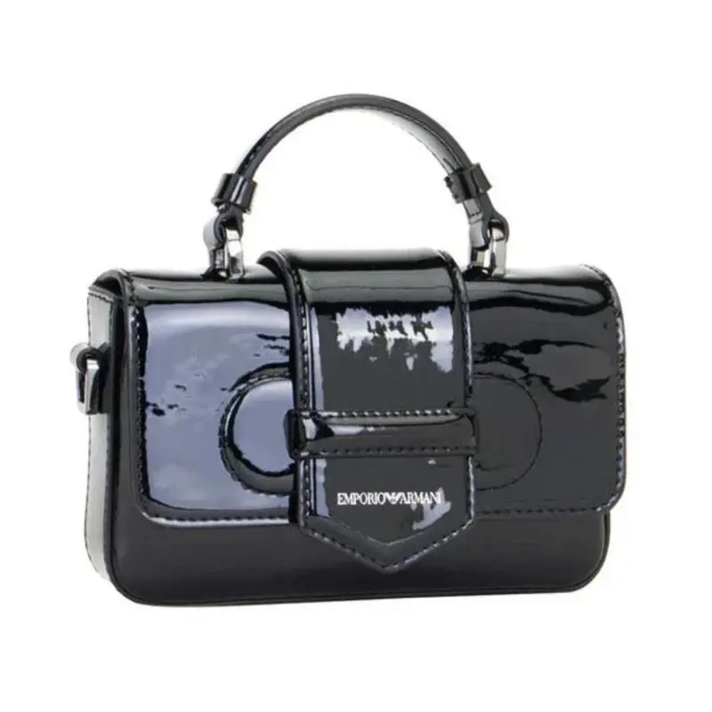 Emporio Armani Womens Bag Minibag Satchel Black