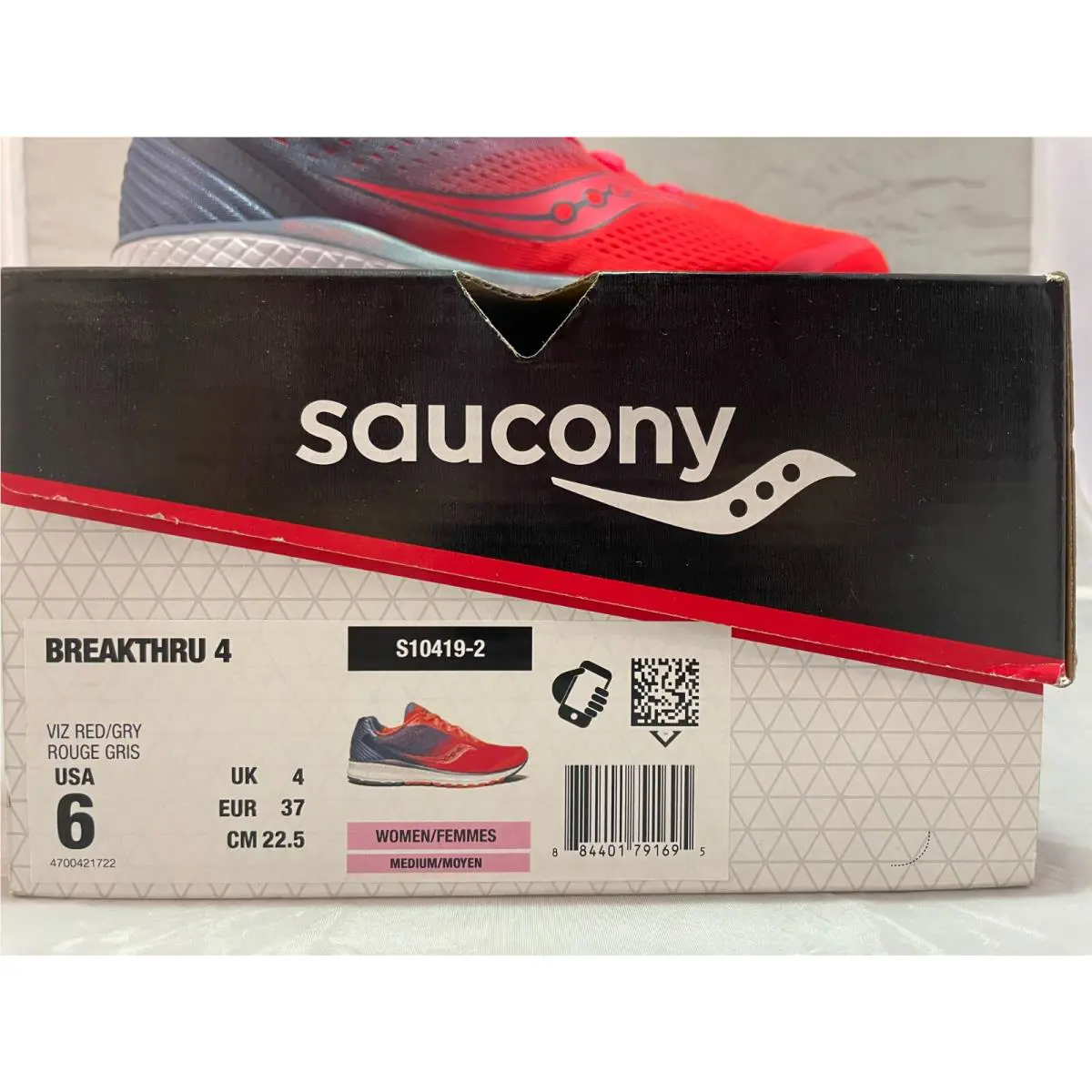 Saucony shoes - Saucony Breakthru - Breakthru - Pink/Gray 5