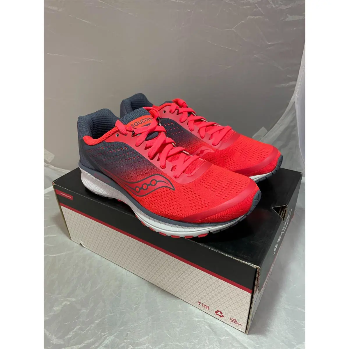 Saucony shoes - Saucony Breakthru - Breakthru - Pink/Gray 0