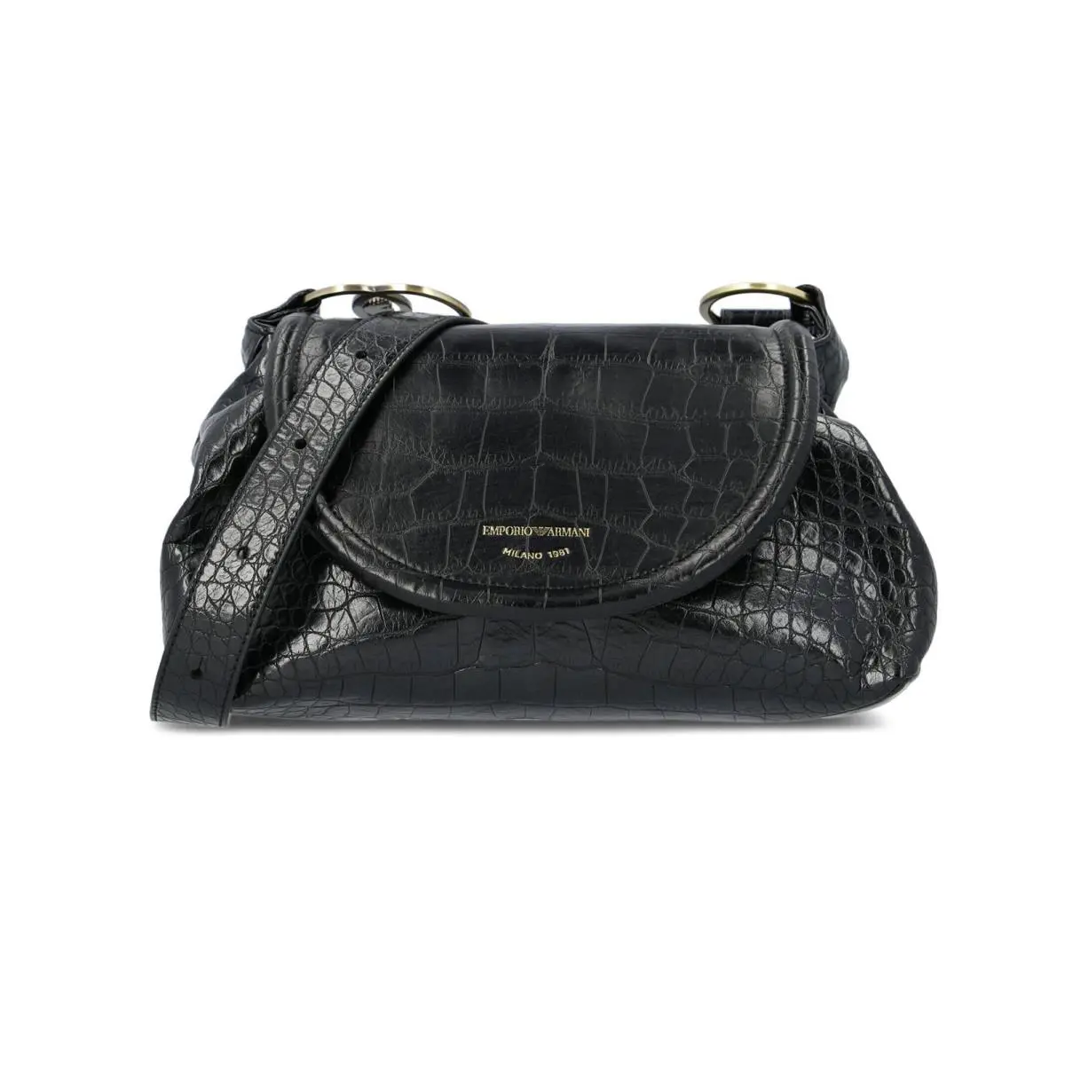 Emporio Armani Womens Bag Hobo L Cocco Soft Shoulder Bag