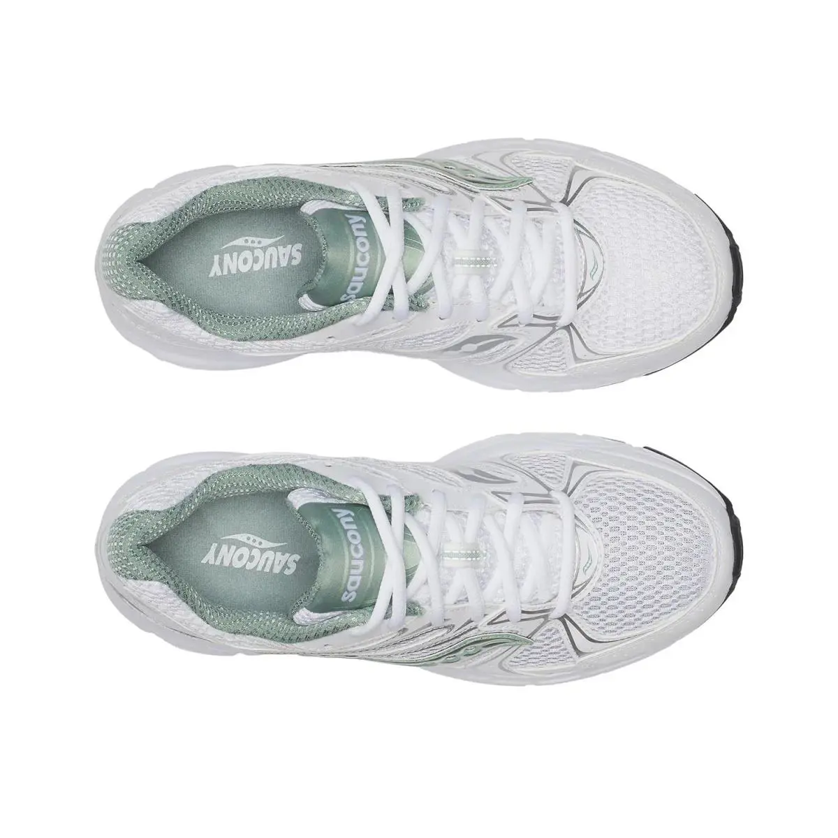 Saucony shoes - White/Green 4