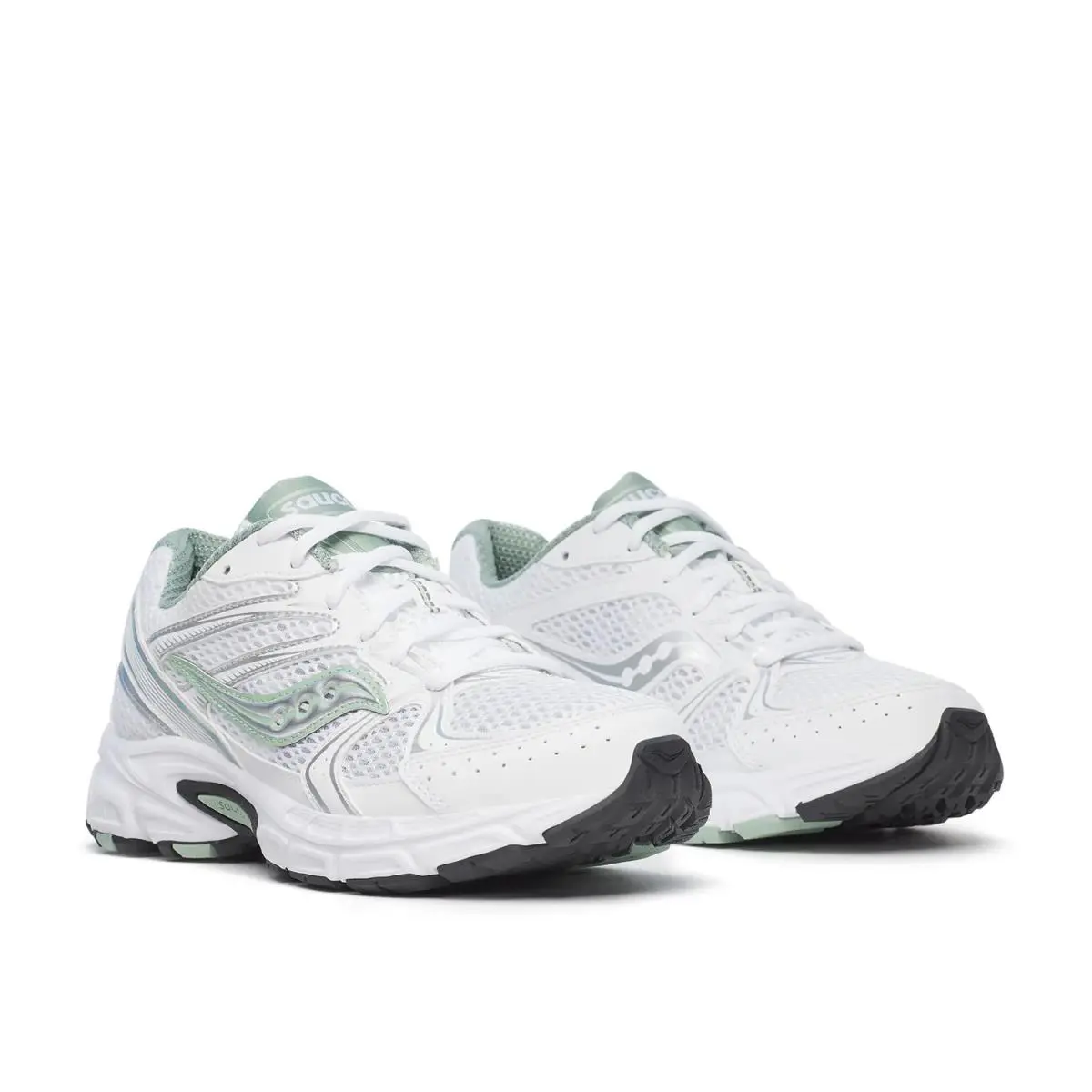Saucony shoes - White/Green 5
