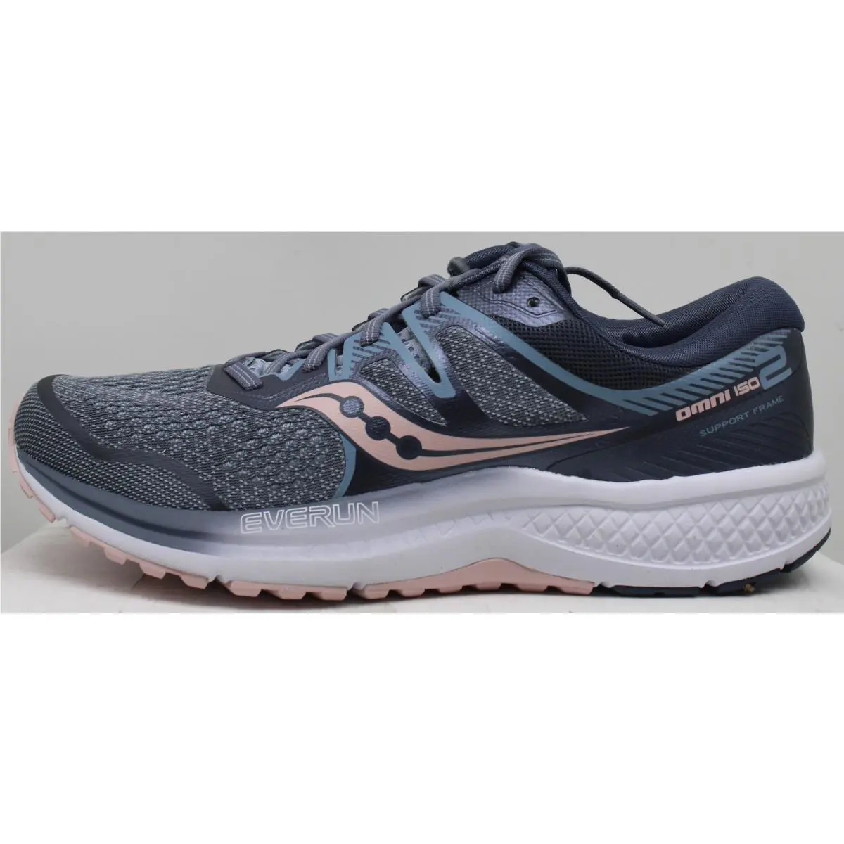 Saucony shoes - SAUCONY OMNI ISO 2 - OMNI ISO - 1012560GCNB - GRAY/SOFT PINK 1