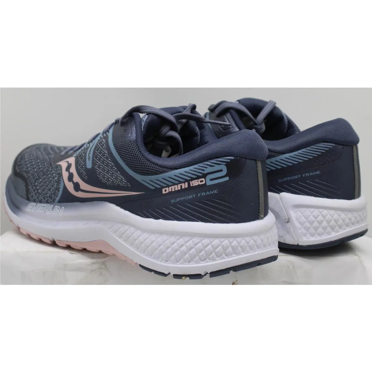 Saucony shoes - SAUCONY OMNI ISO 2 - OMNI ISO - 1012560GCNB - GRAY/SOFT PINK 3